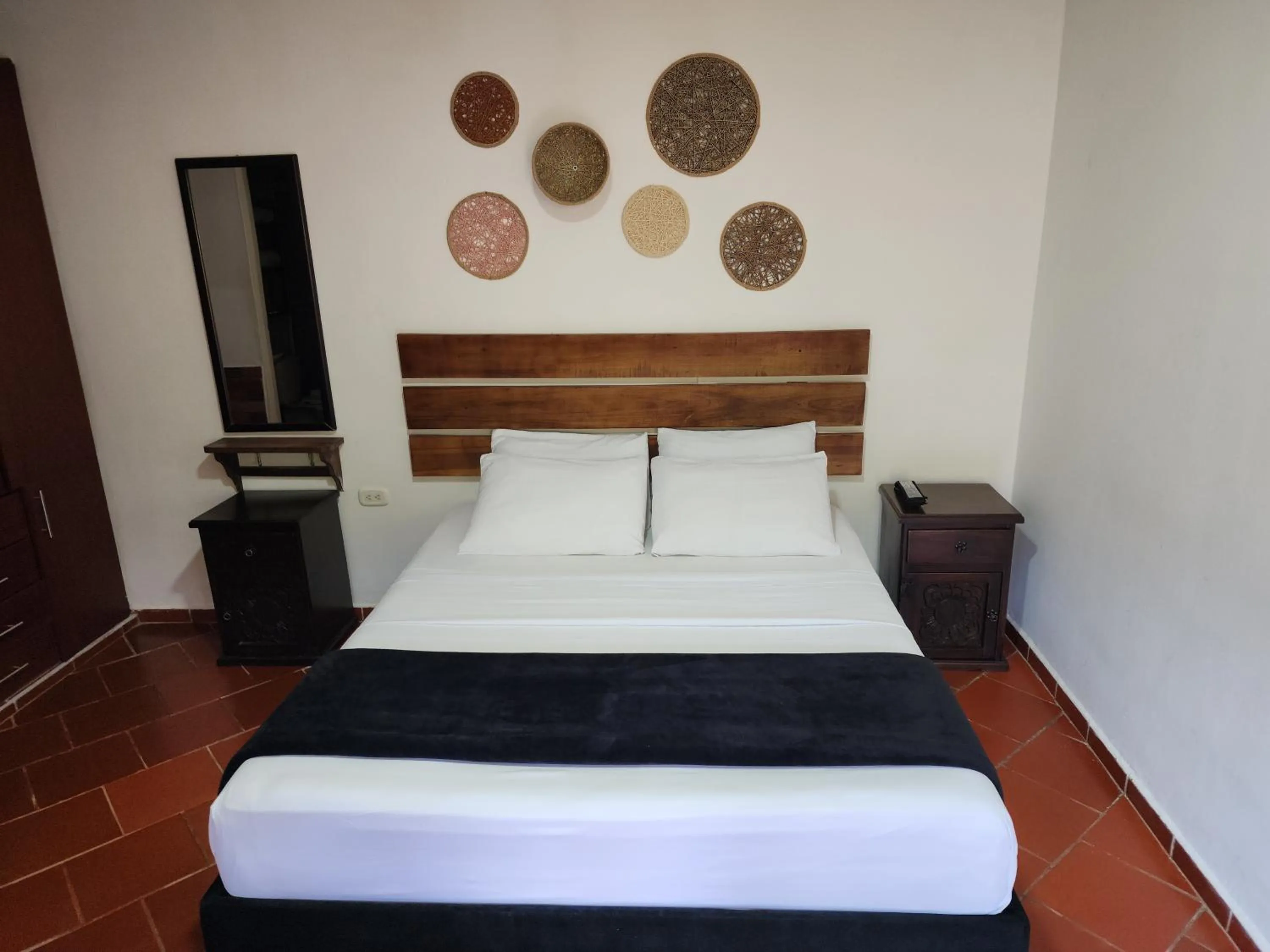 Bed in Hotel Campestre Palmas del Zamorano
