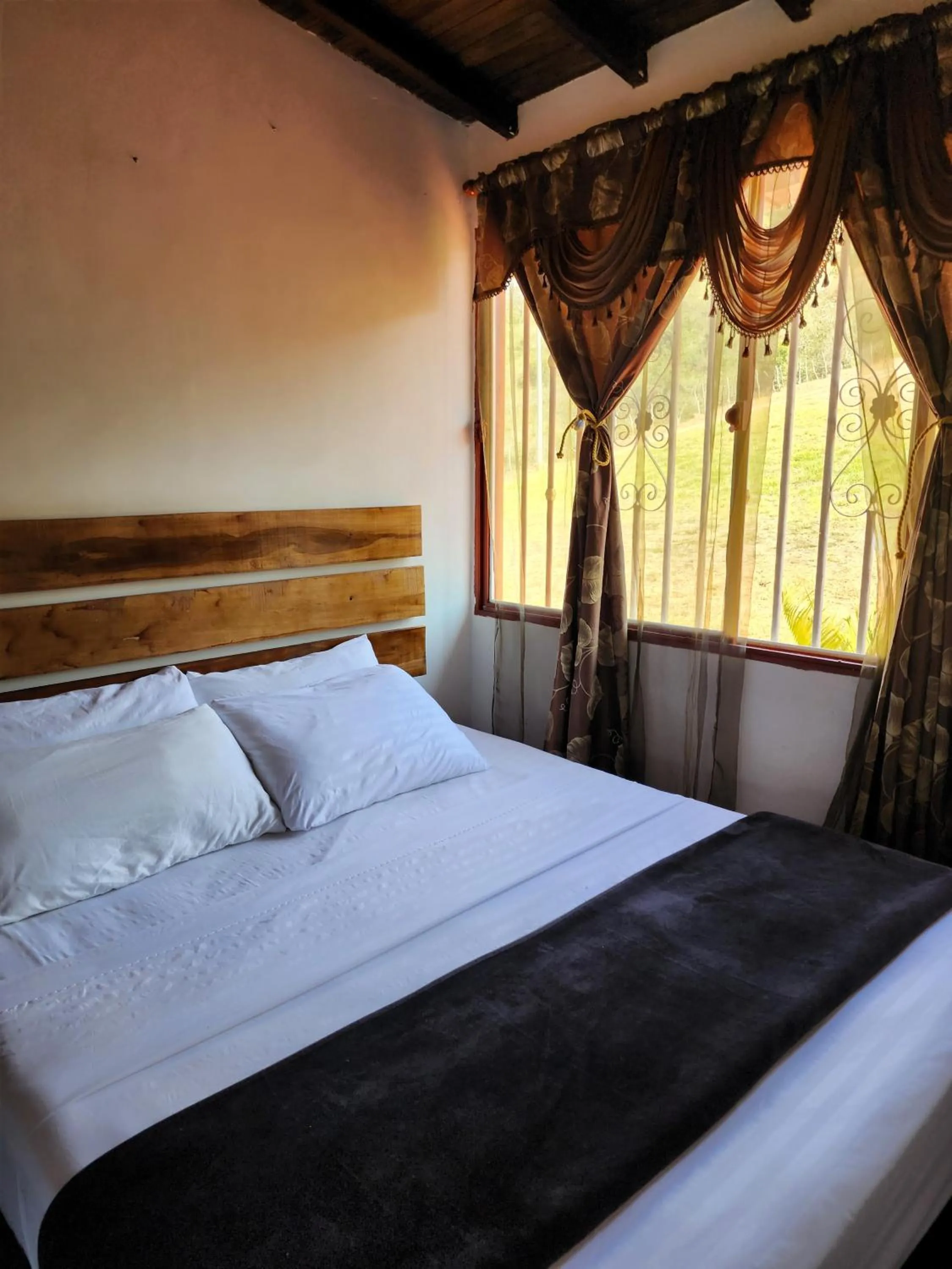 Bed in Hotel Campestre Palmas del Zamorano