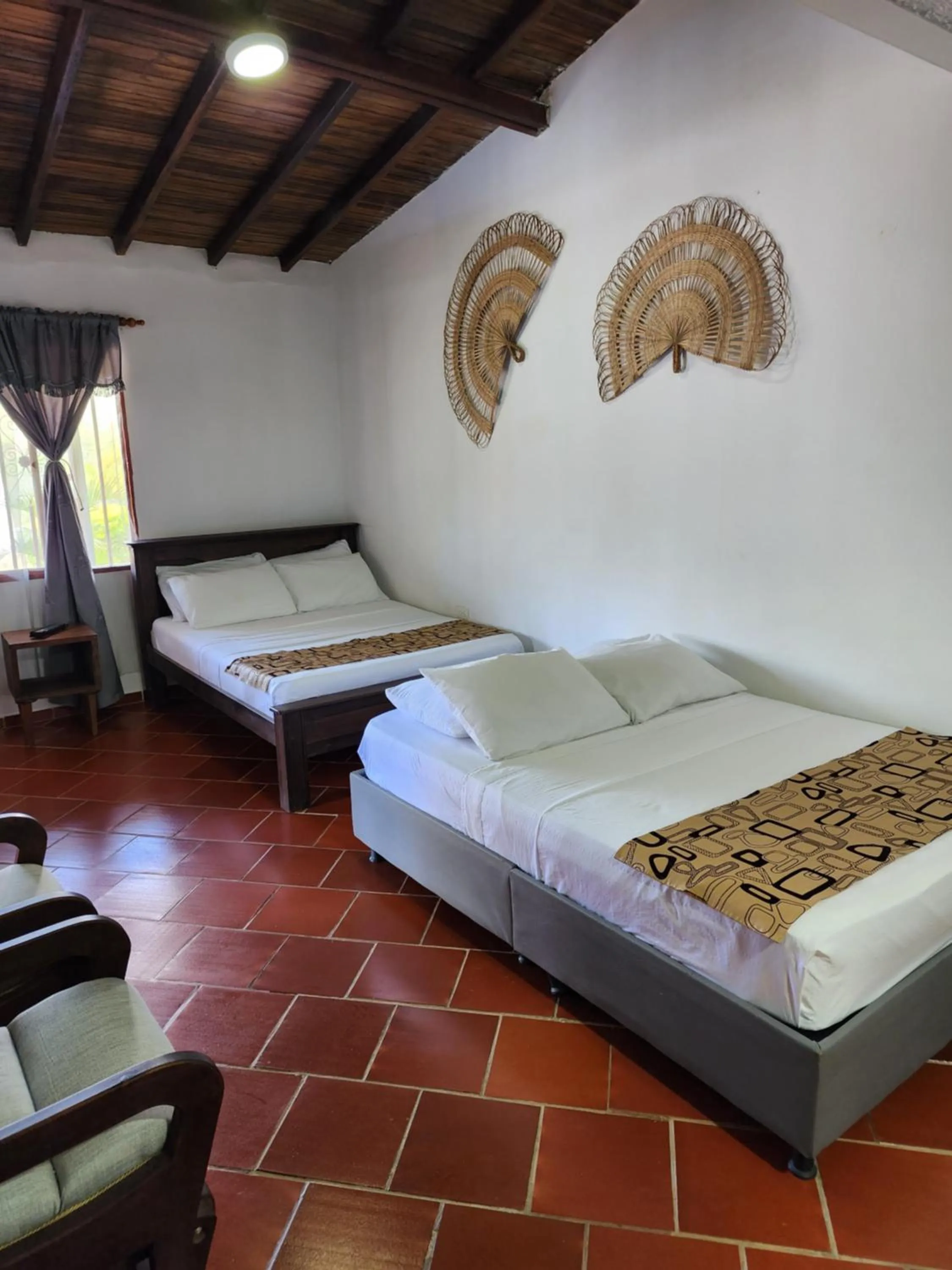 Bed in Hotel Campestre Palmas del Zamorano