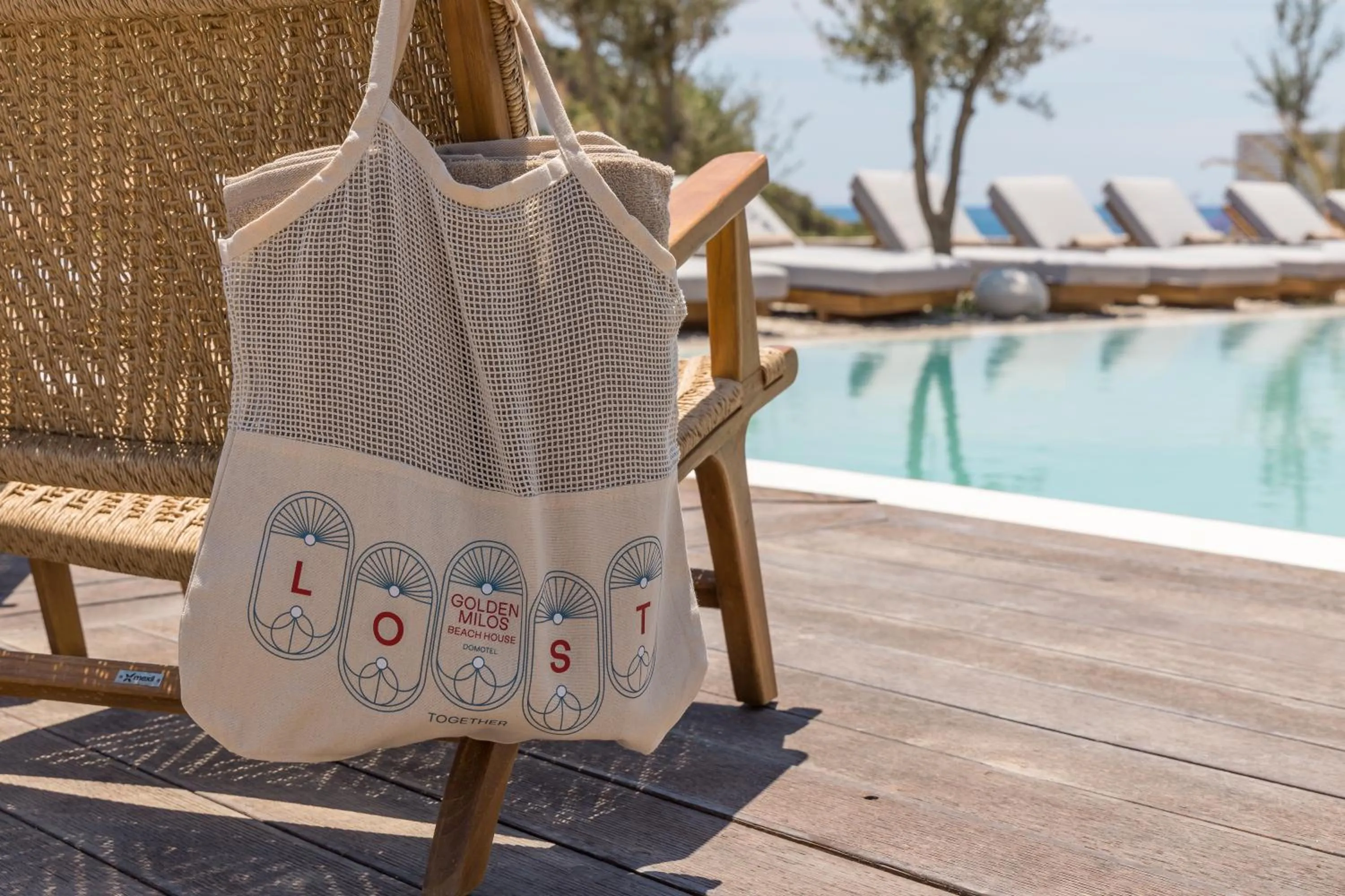 Swimming pool in Golden Milos Beach Ηouse by Domotel