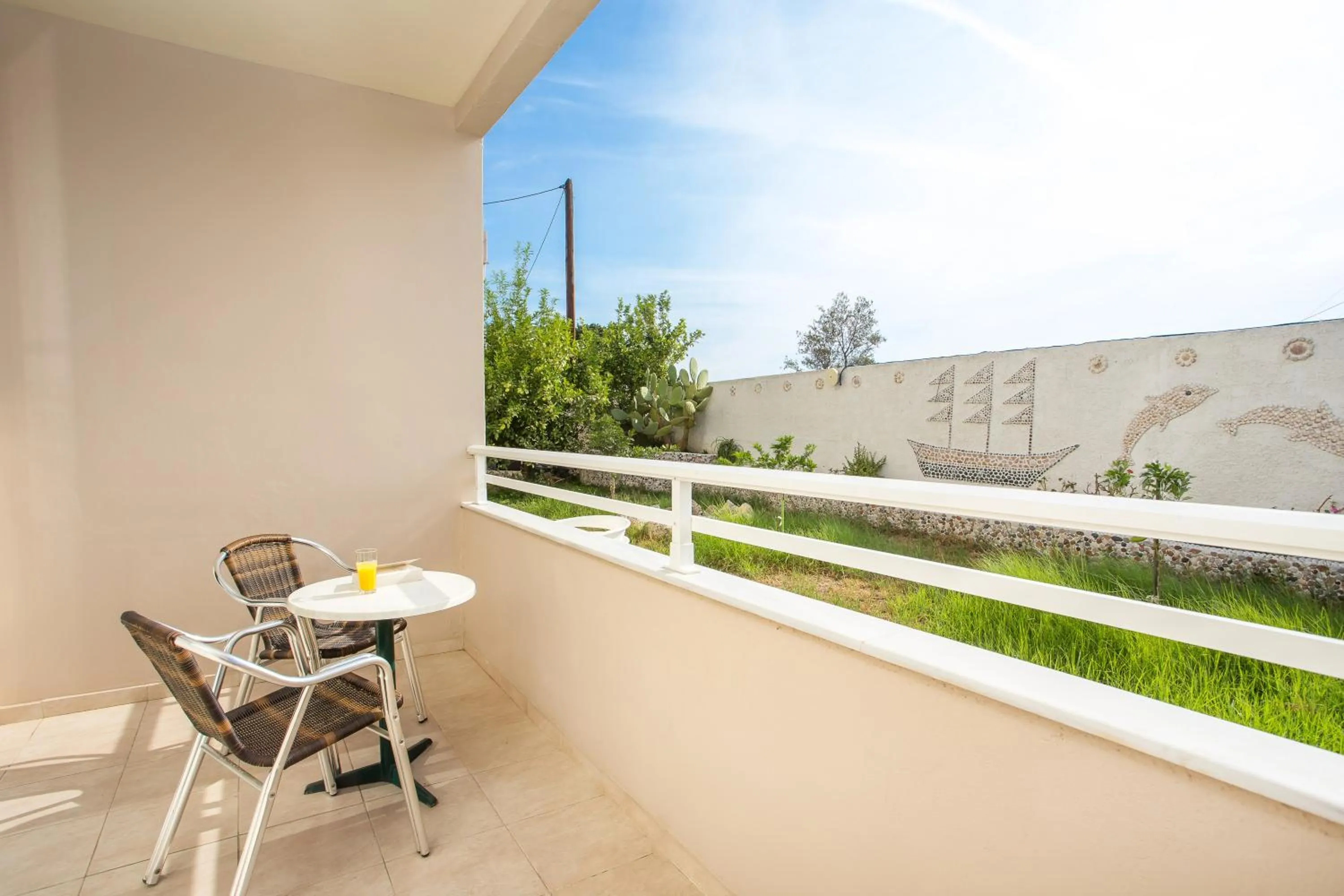 Garden view in Saint Amon Hotel