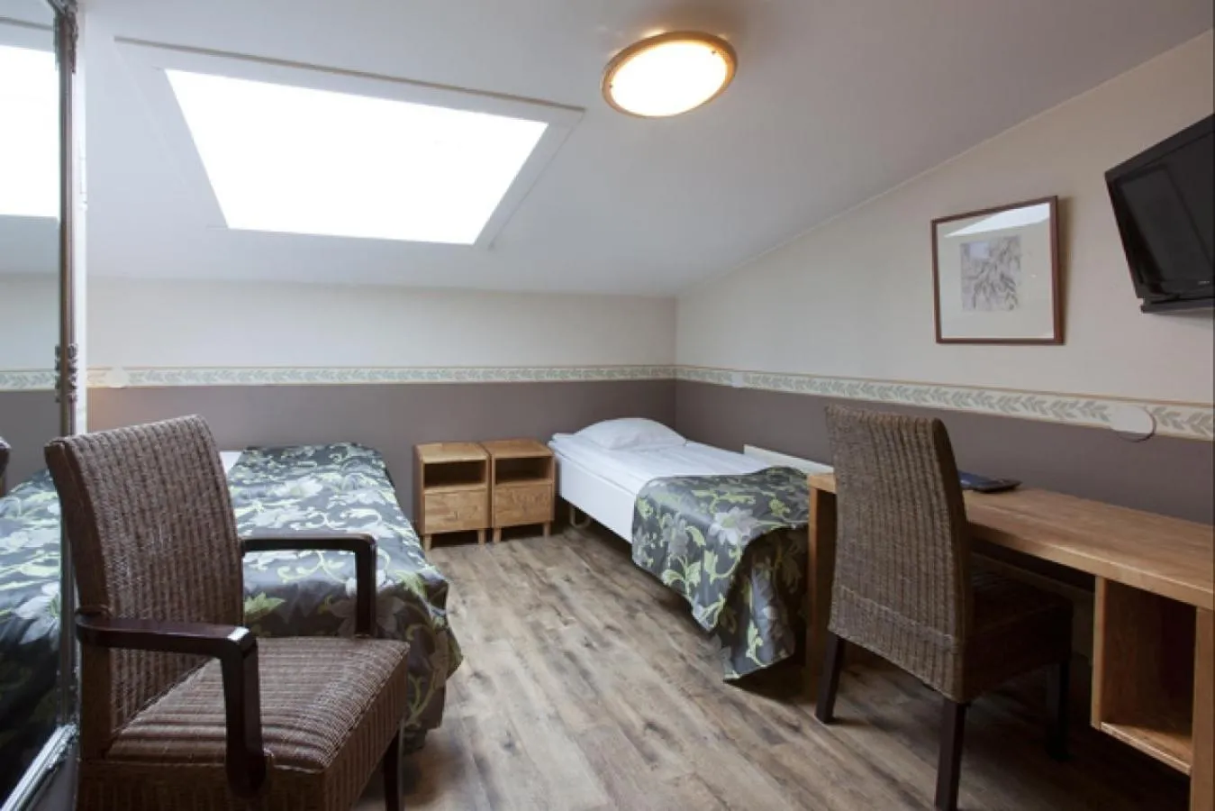 Bed in Hotel Himos