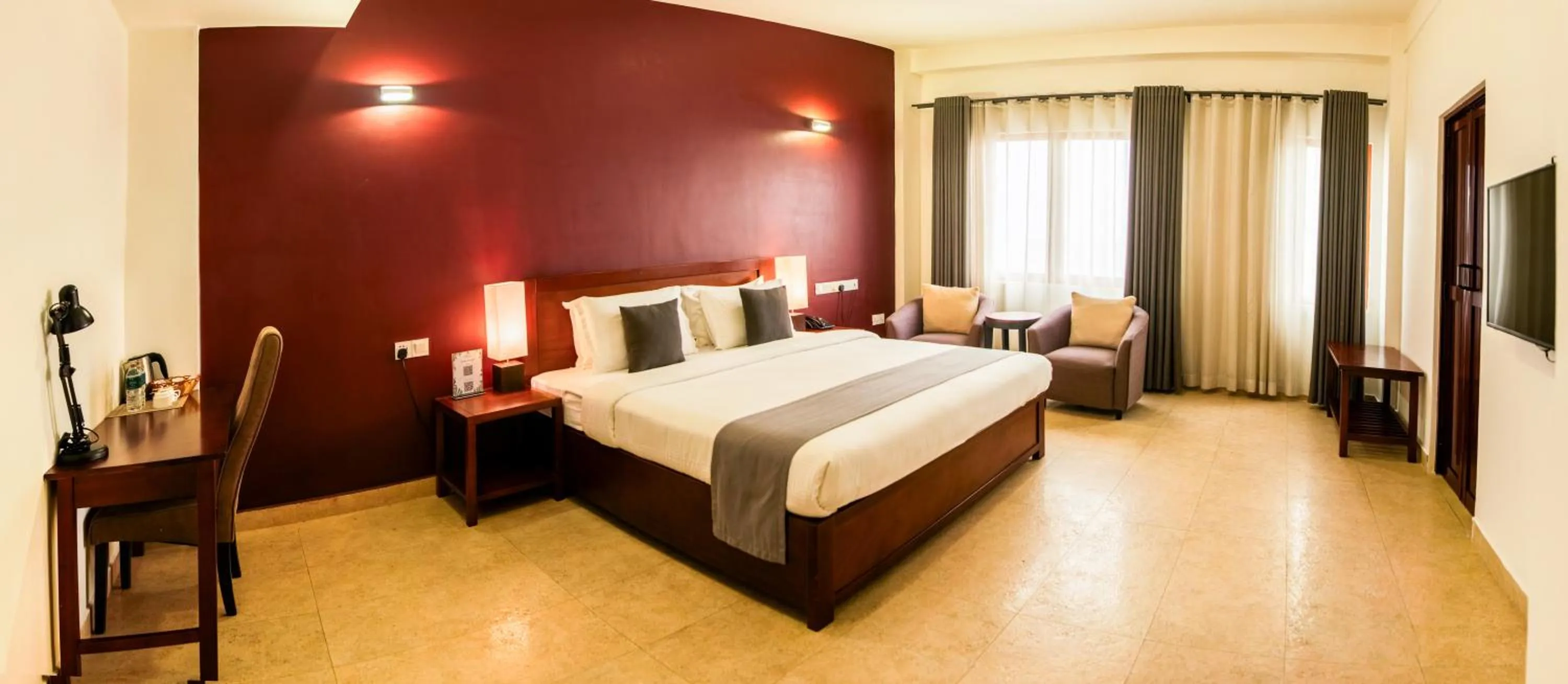 Bed in Morven Hotel Colombo