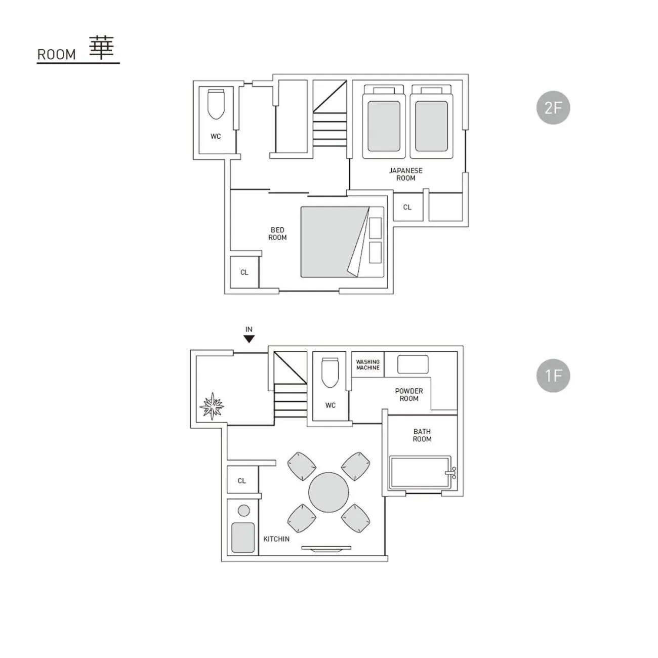 Photo of the whole room in No.10 Kyoto House
