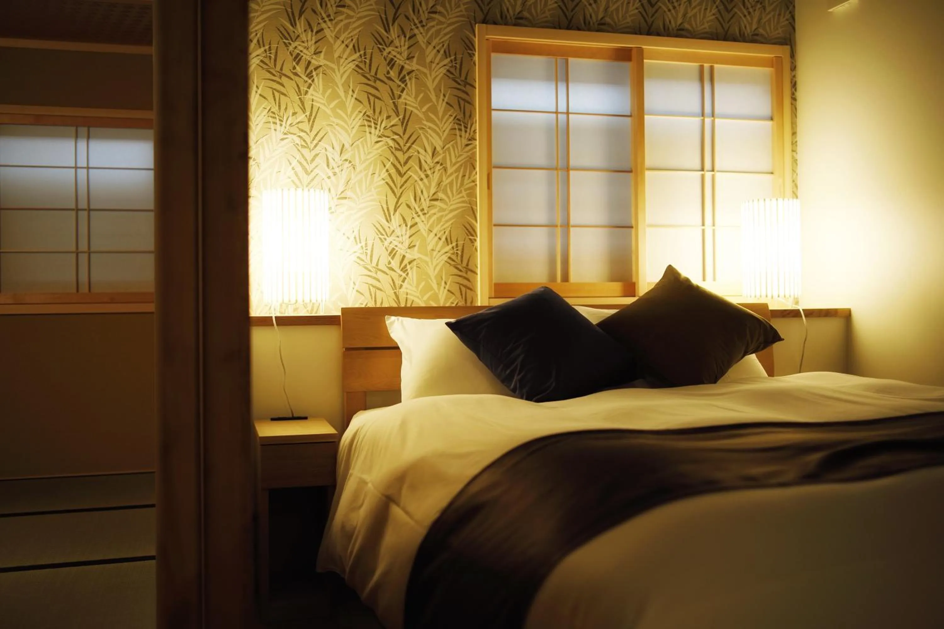 Bedroom, Bed in No.10 Kyoto House