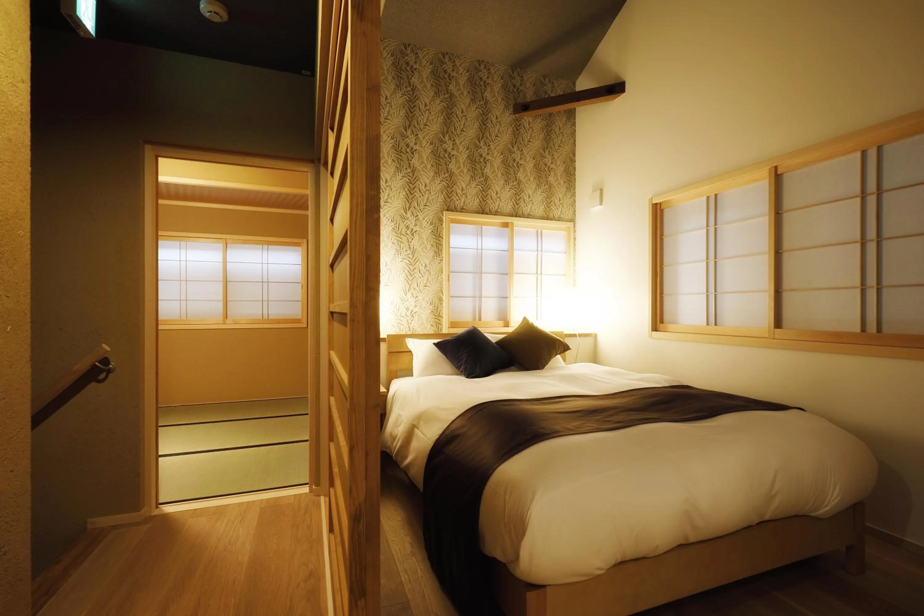 Bedroom, Bed in No.10 Kyoto House