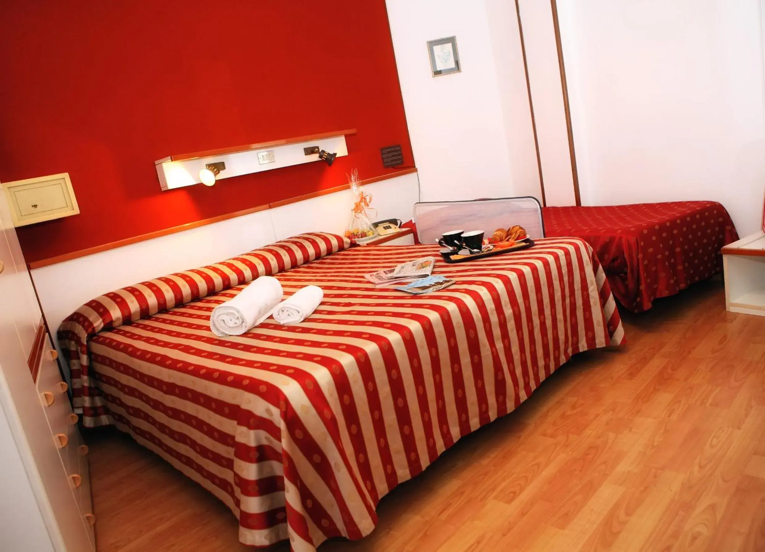 Bed in Hotel American