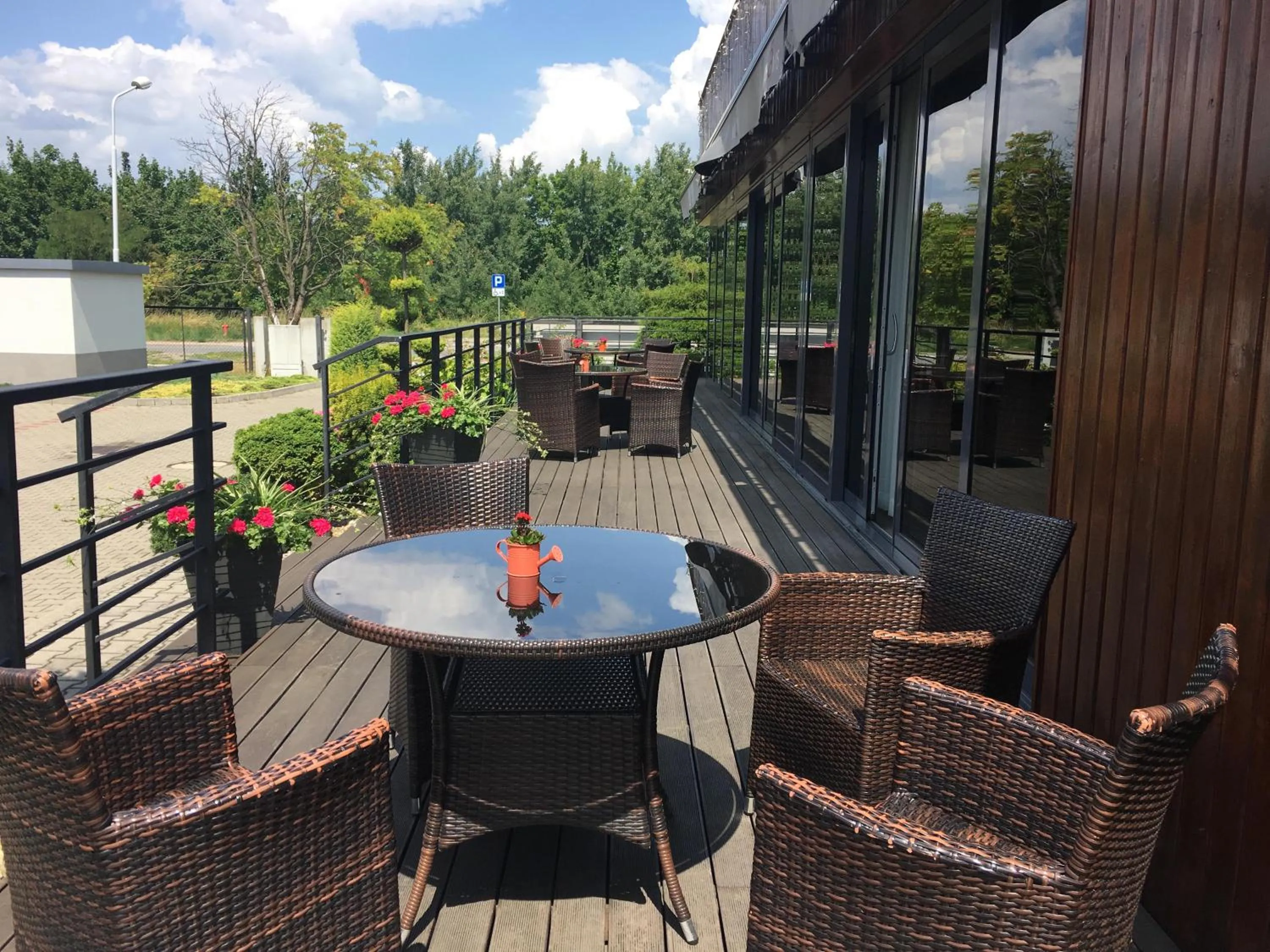 Balcony/Terrace in Hotel Vis A Vis