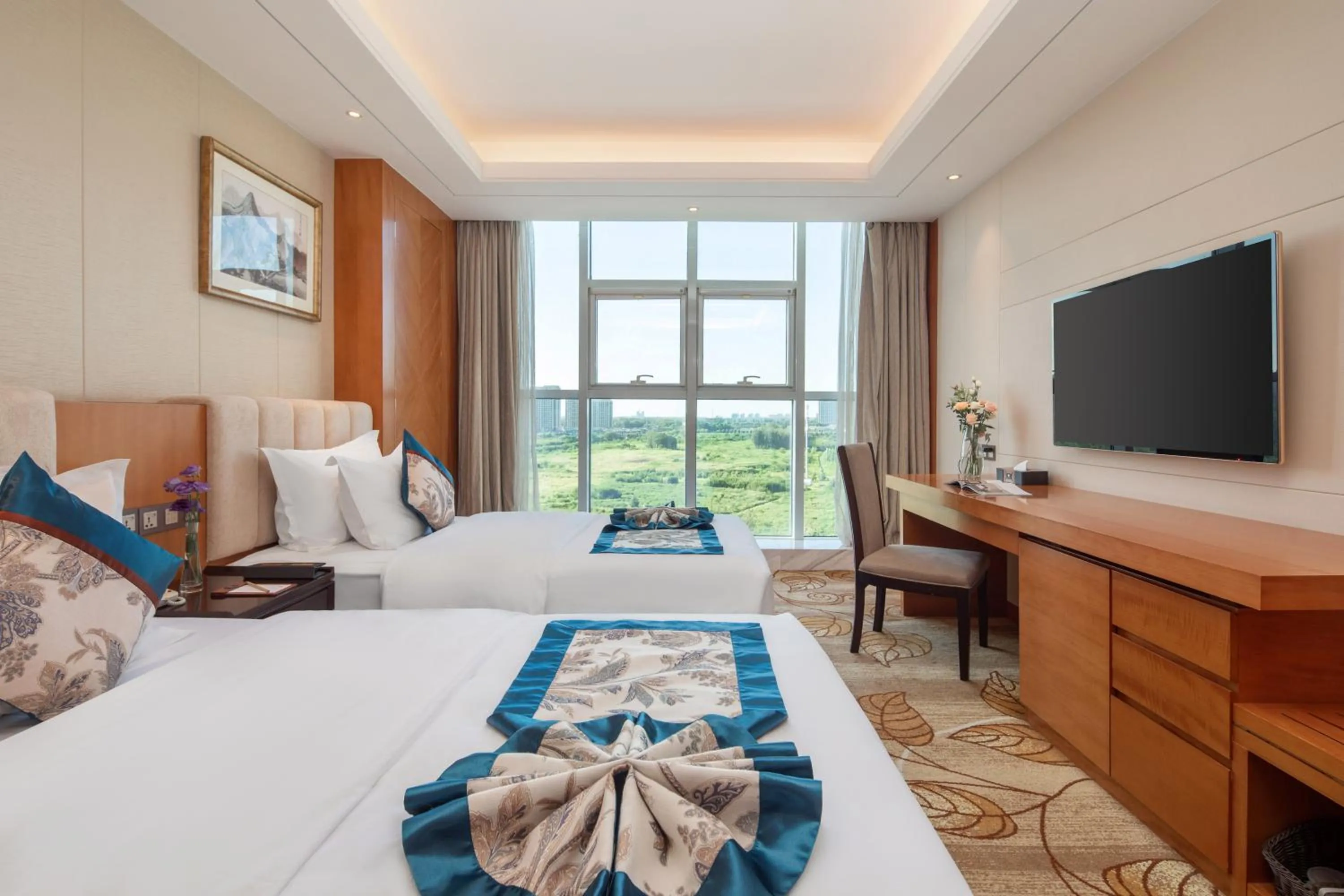 Photo of the whole room, Bed in Metropolo Jinjiang Yongqing Daxing International Airport Hotel