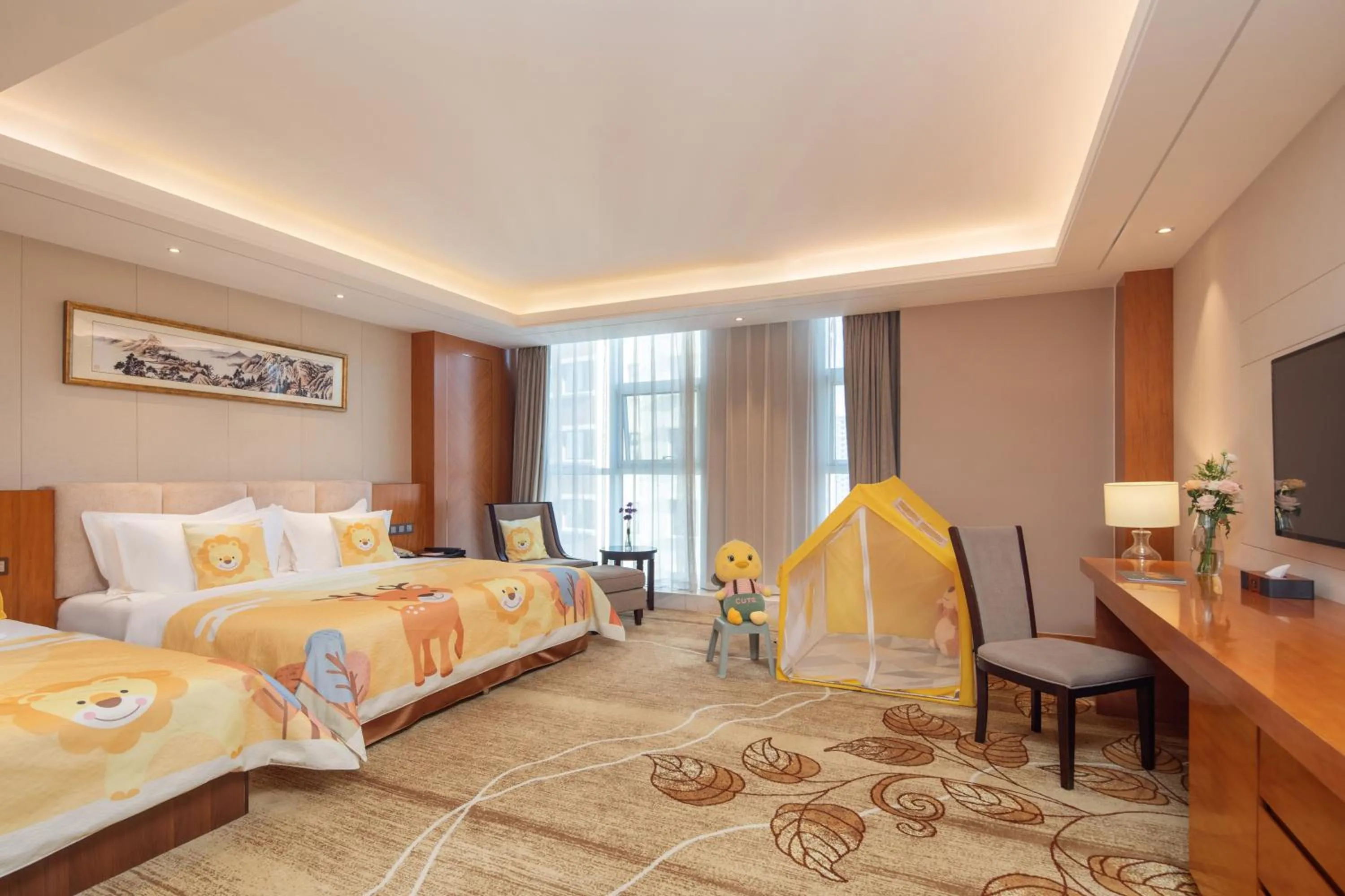 Property building, Bed in Metropolo Jinjiang Yongqing Daxing International Airport Hotel