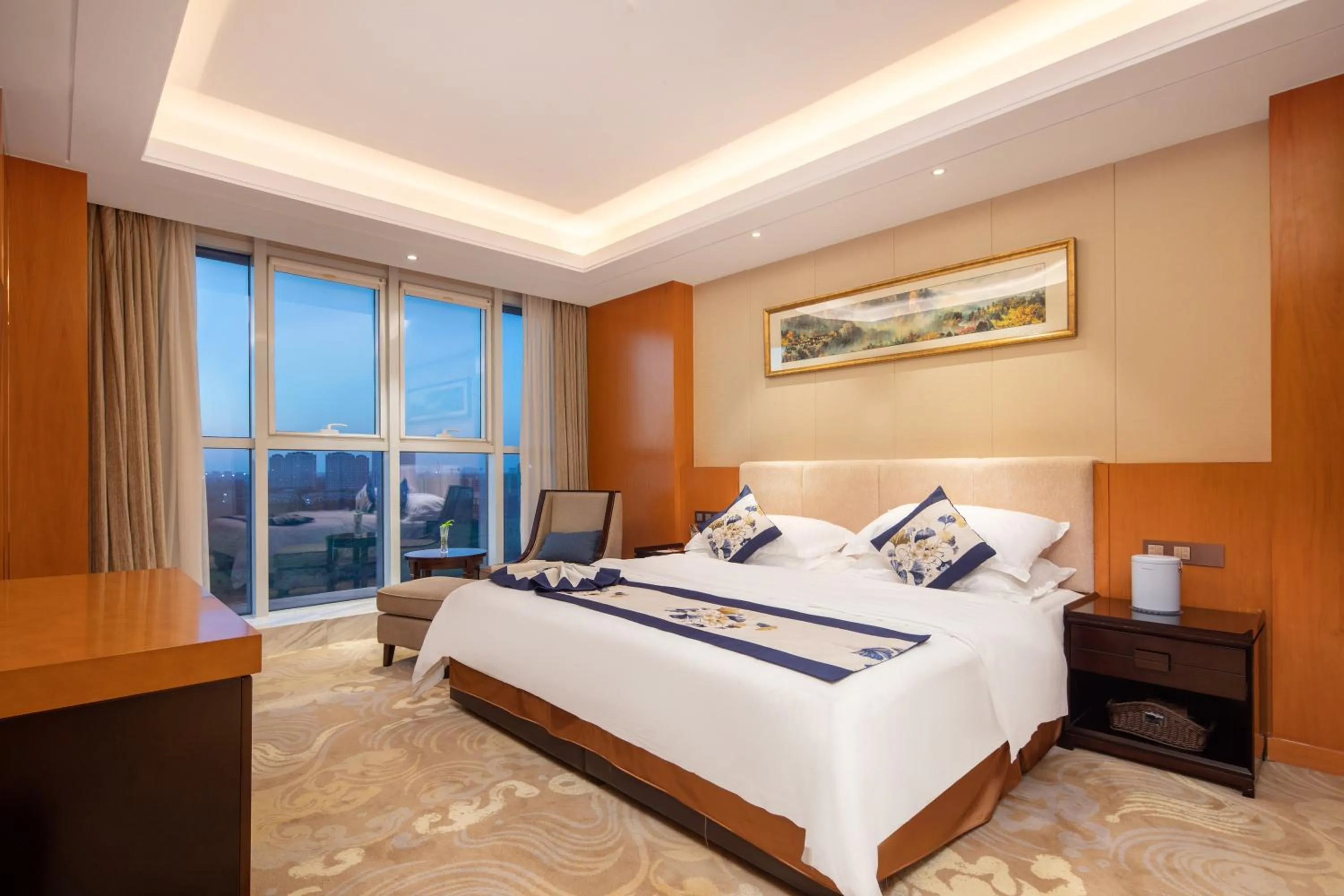 Photo of the whole room, Bed in Metropolo Jinjiang Yongqing Daxing International Airport Hotel
