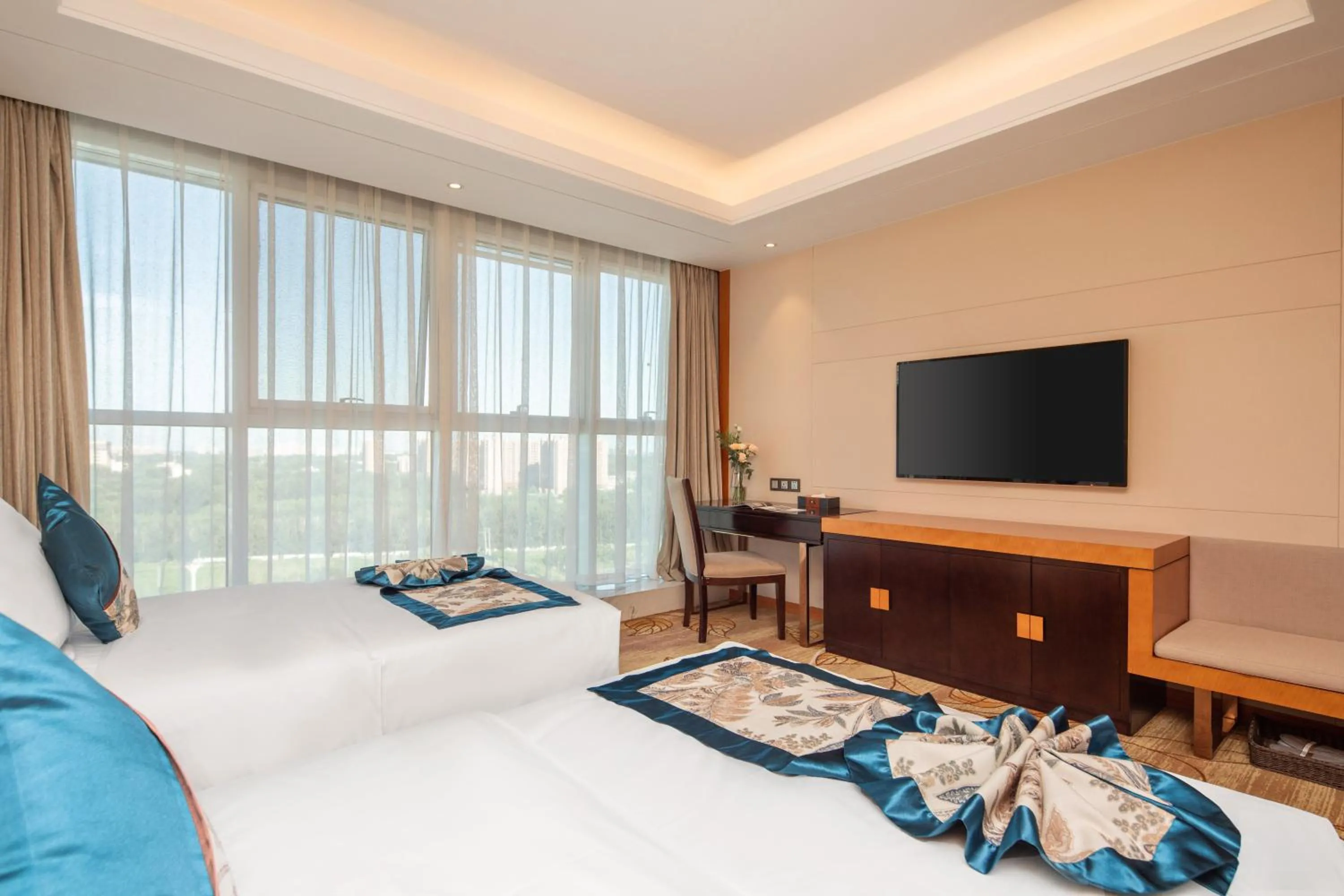 Photo of the whole room, Bed in Metropolo Jinjiang Yongqing Daxing International Airport Hotel