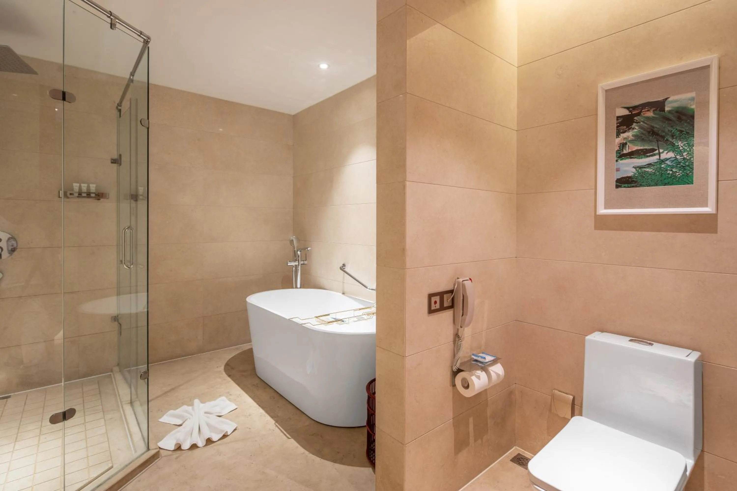 Shower in Metropolo Jinjiang Yongqing Daxing International Airport Hotel