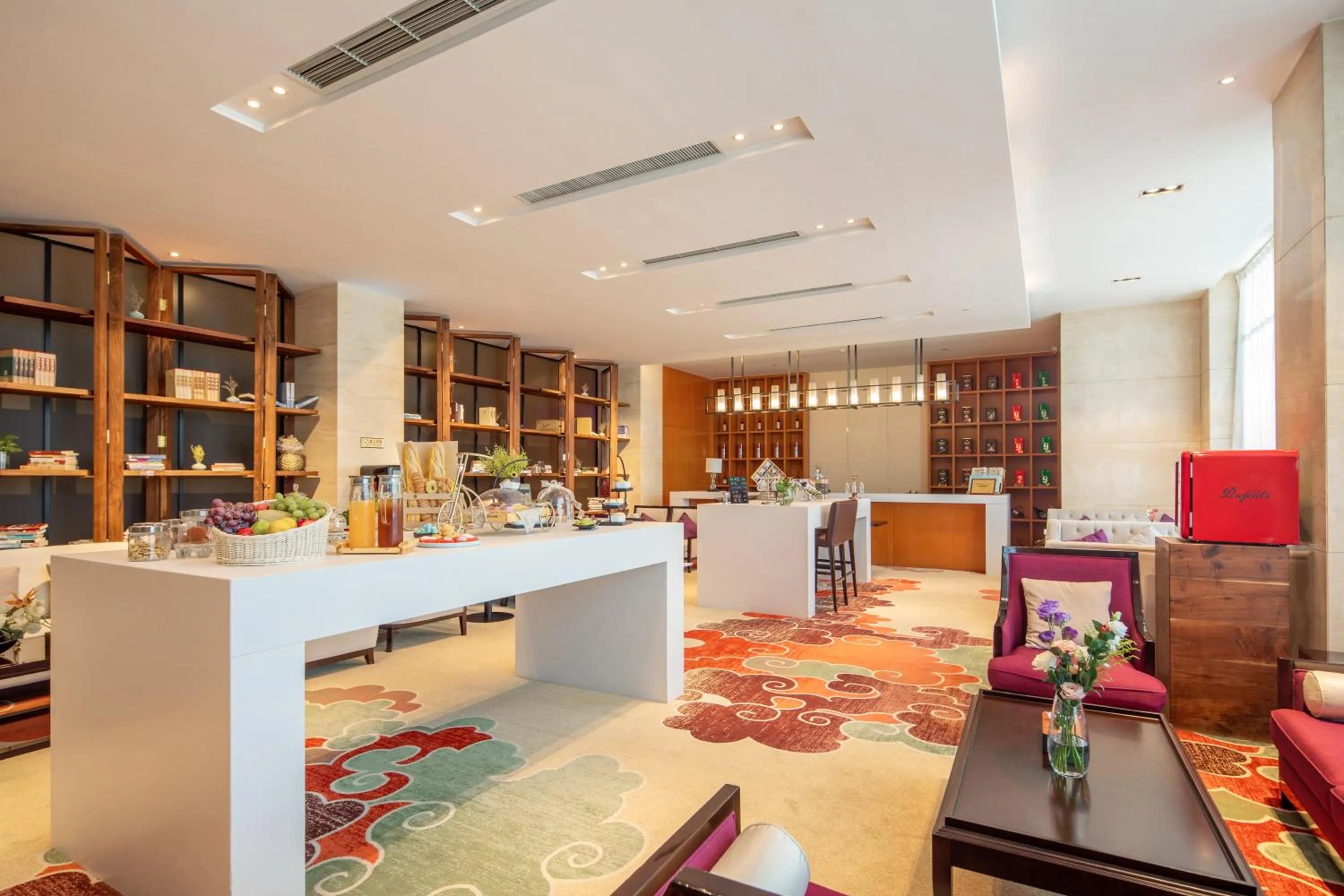 Lounge or bar in Metropolo Jinjiang Yongqing Daxing International Airport Hotel