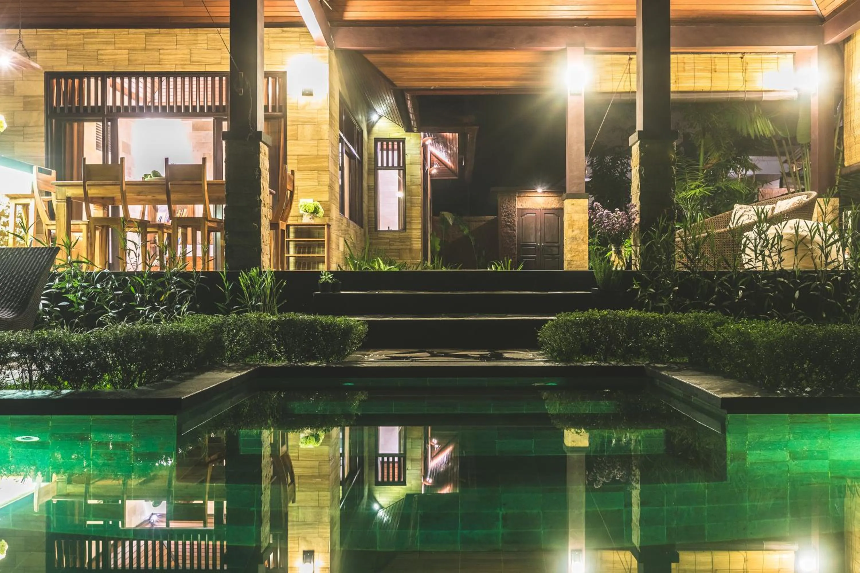 Night in A Priori Villa Ubud