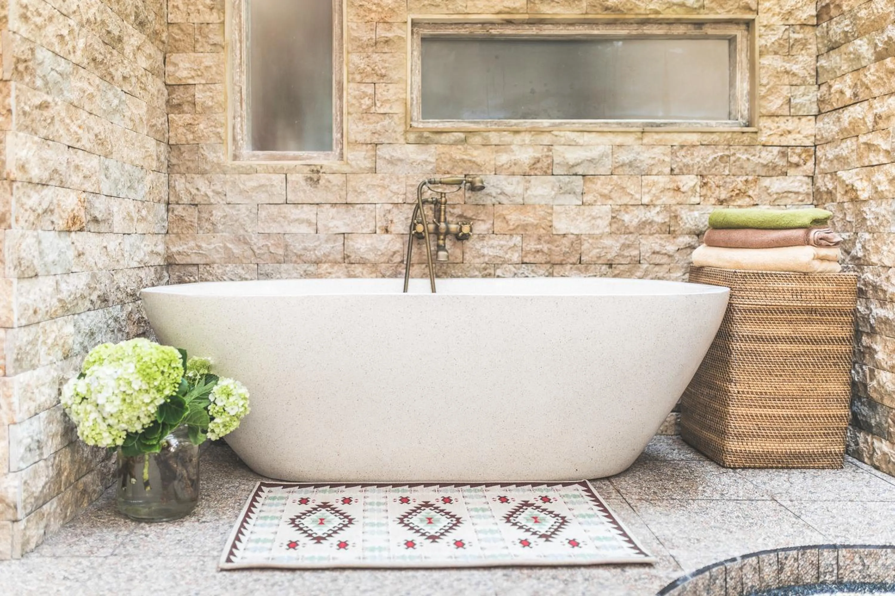 Bathroom in A Priori Villa Ubud