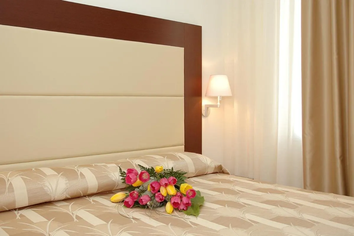 Bed in Hotel Lugano Torretta