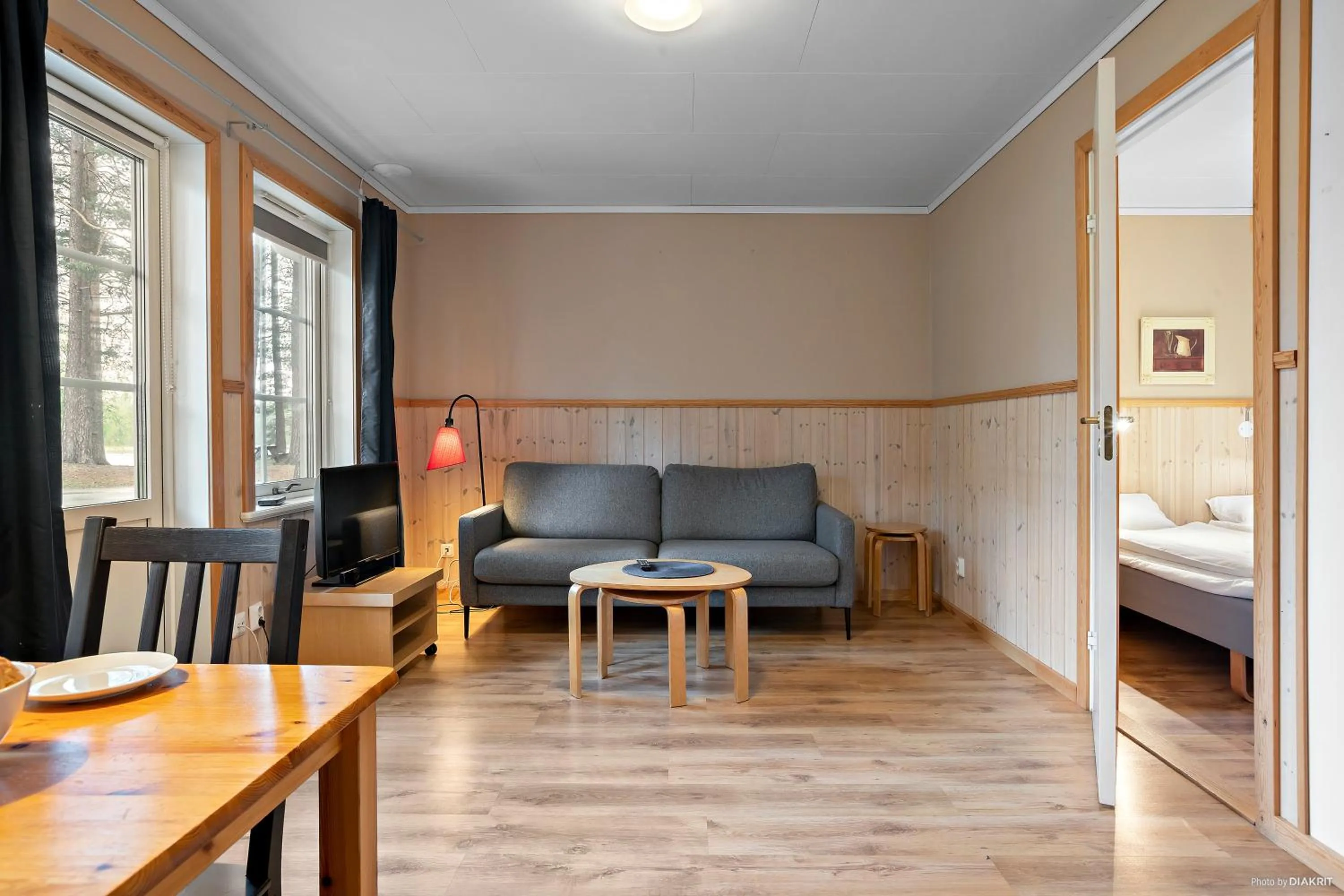 Living room in First Camp Moraparken - Dalarna