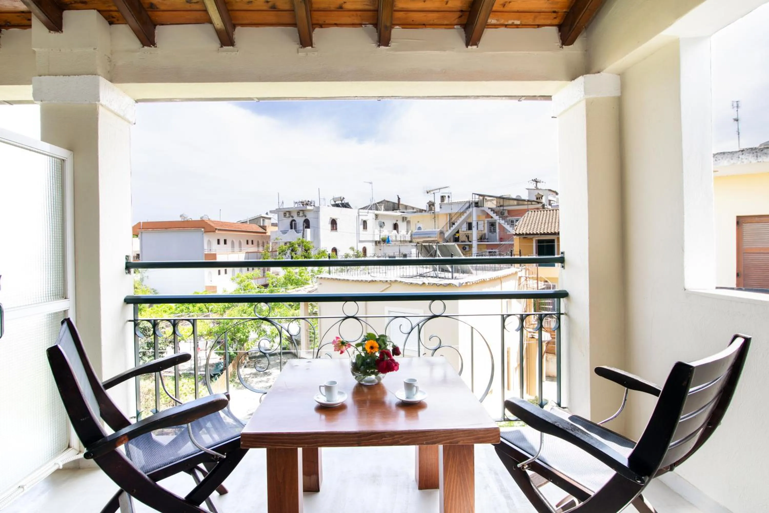 Balcony/Terrace in OPERA BLUE Hotel Gouvia Corfu