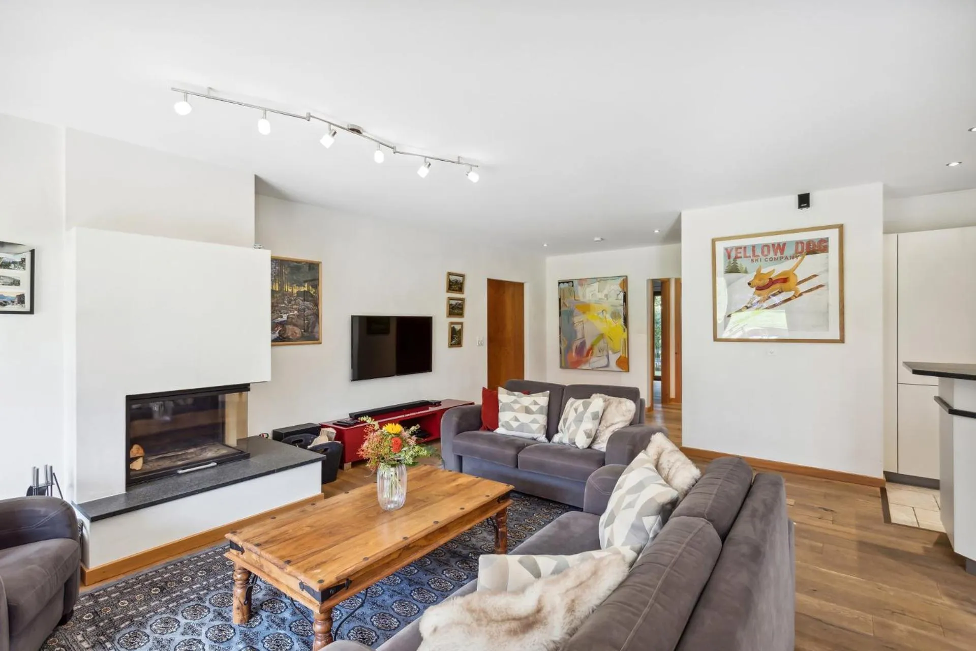 Living room in The Lodge by Mrs Miggins