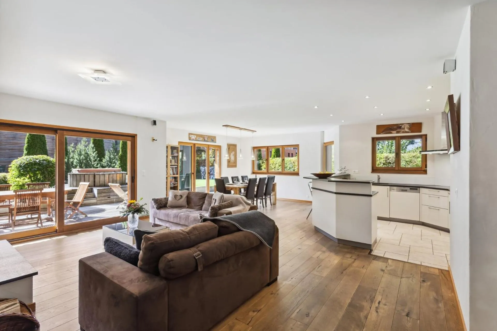 Living room in The Lodge by Mrs Miggins