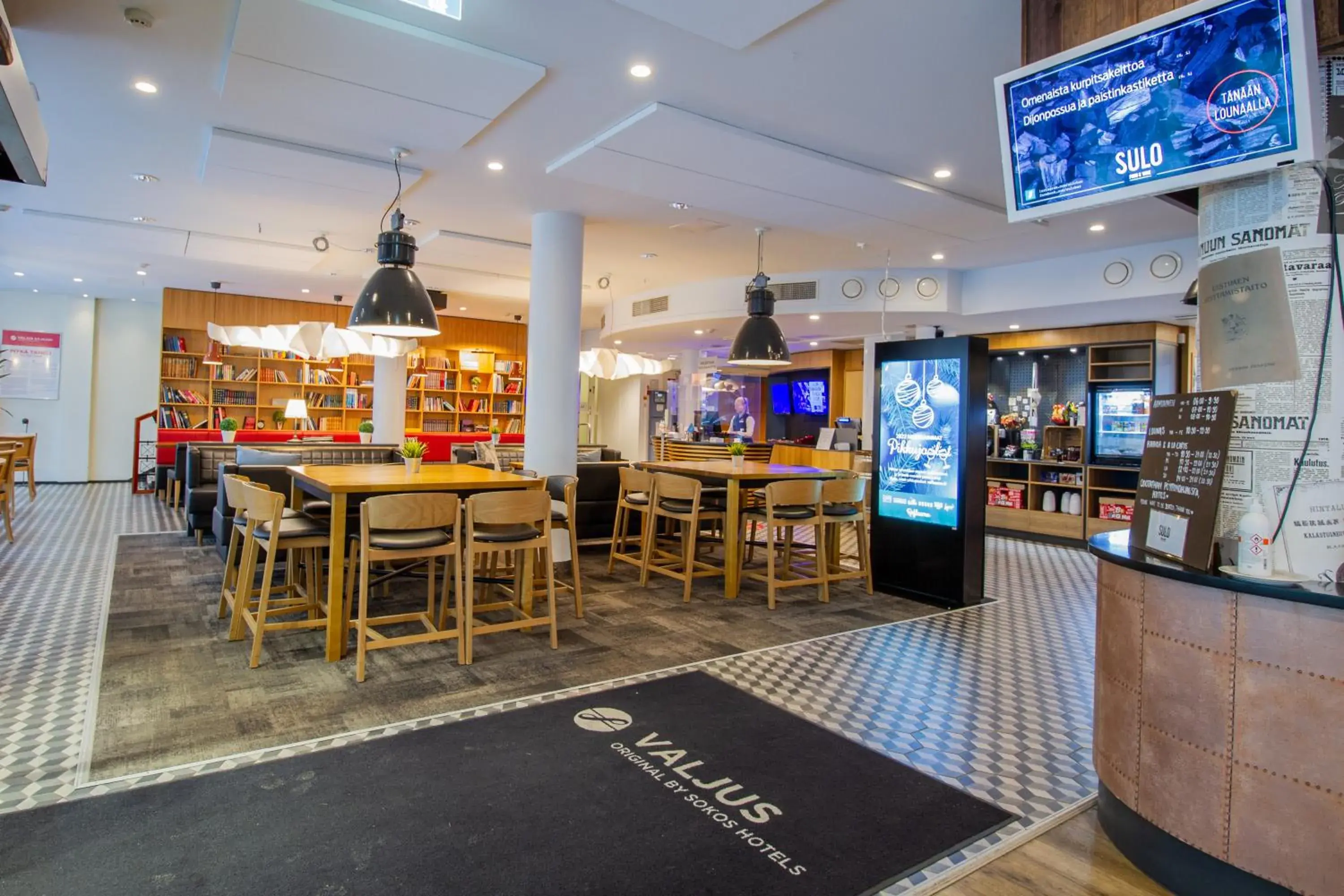 Lobby or reception in Original Sokos Hotel Valjus Kajaani Lobby or reception in Original Sokos Hotel Valjus Kajaani