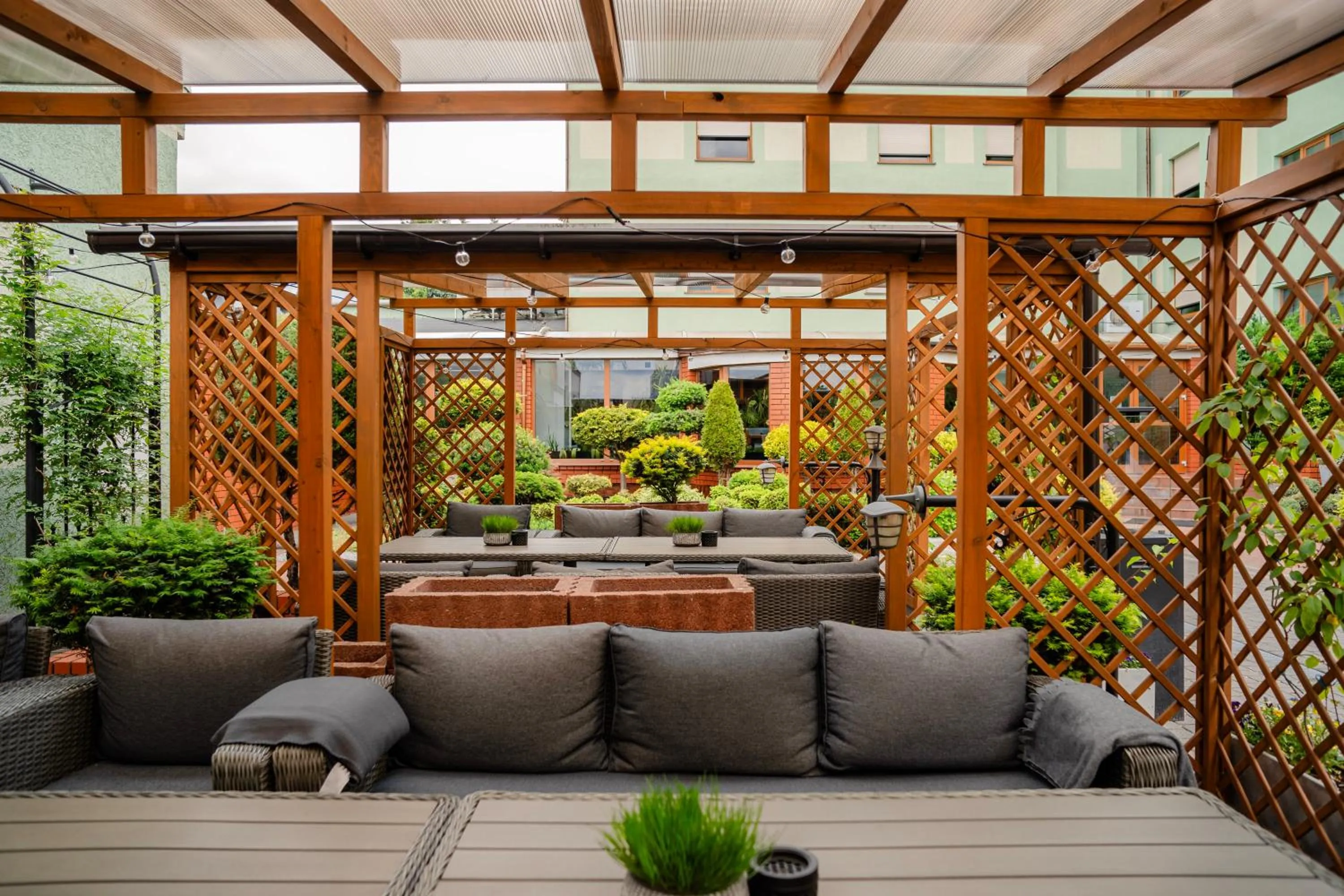 Patio in Hotel Kosmowski