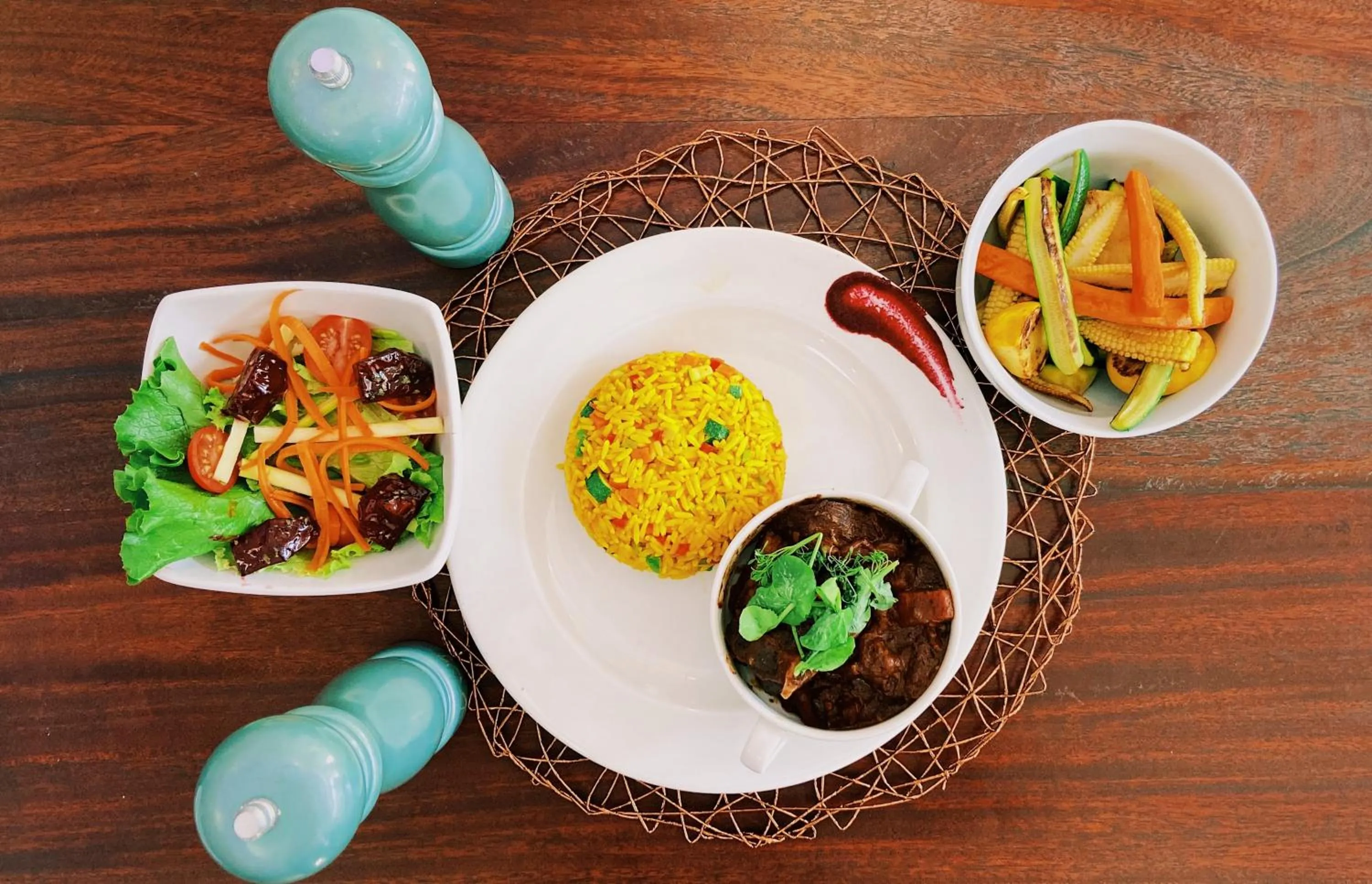 Dinner in Ledumo Guest lodge