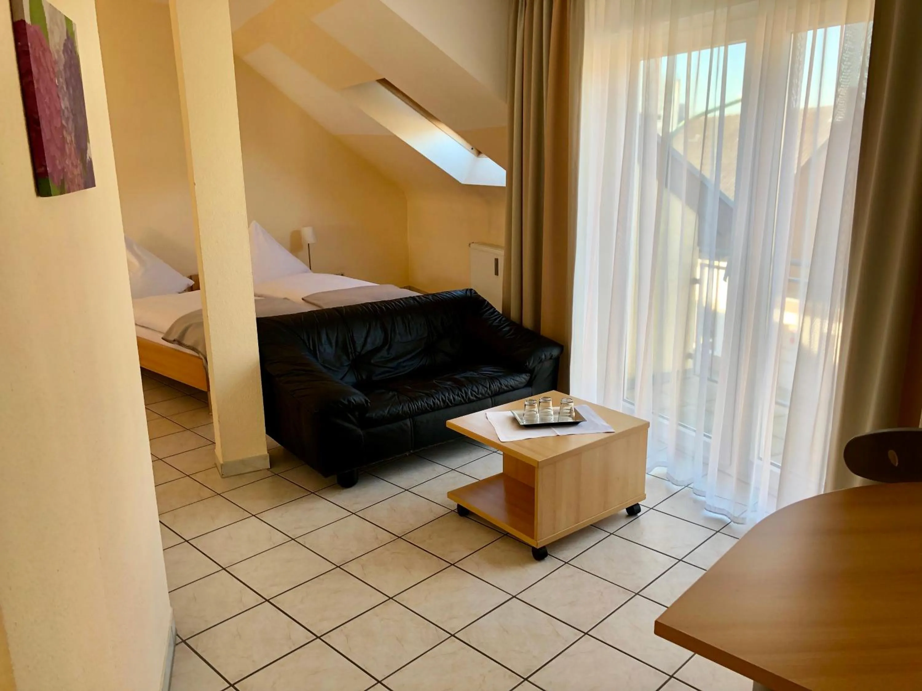 Bed in Hotel Hilgers