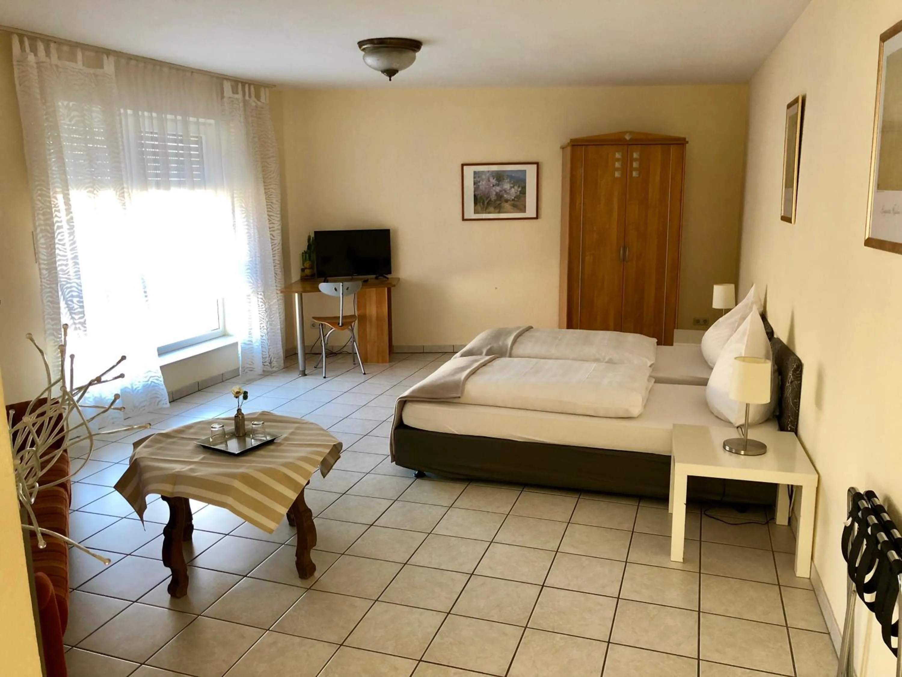 Bed in Hotel Hilgers