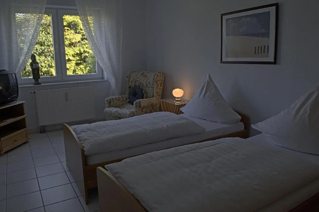 Bed in Hotel Hilgers