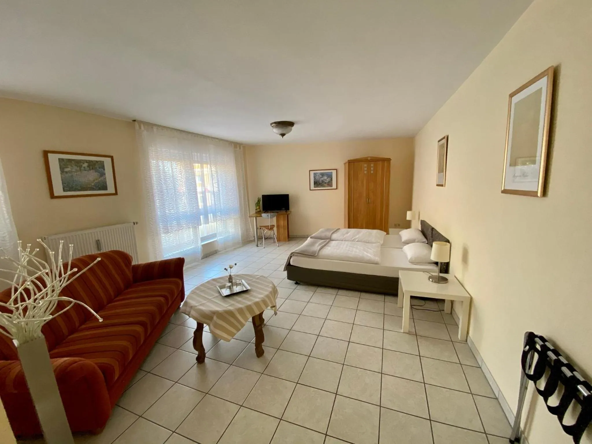 Bed in Hotel Hilgers