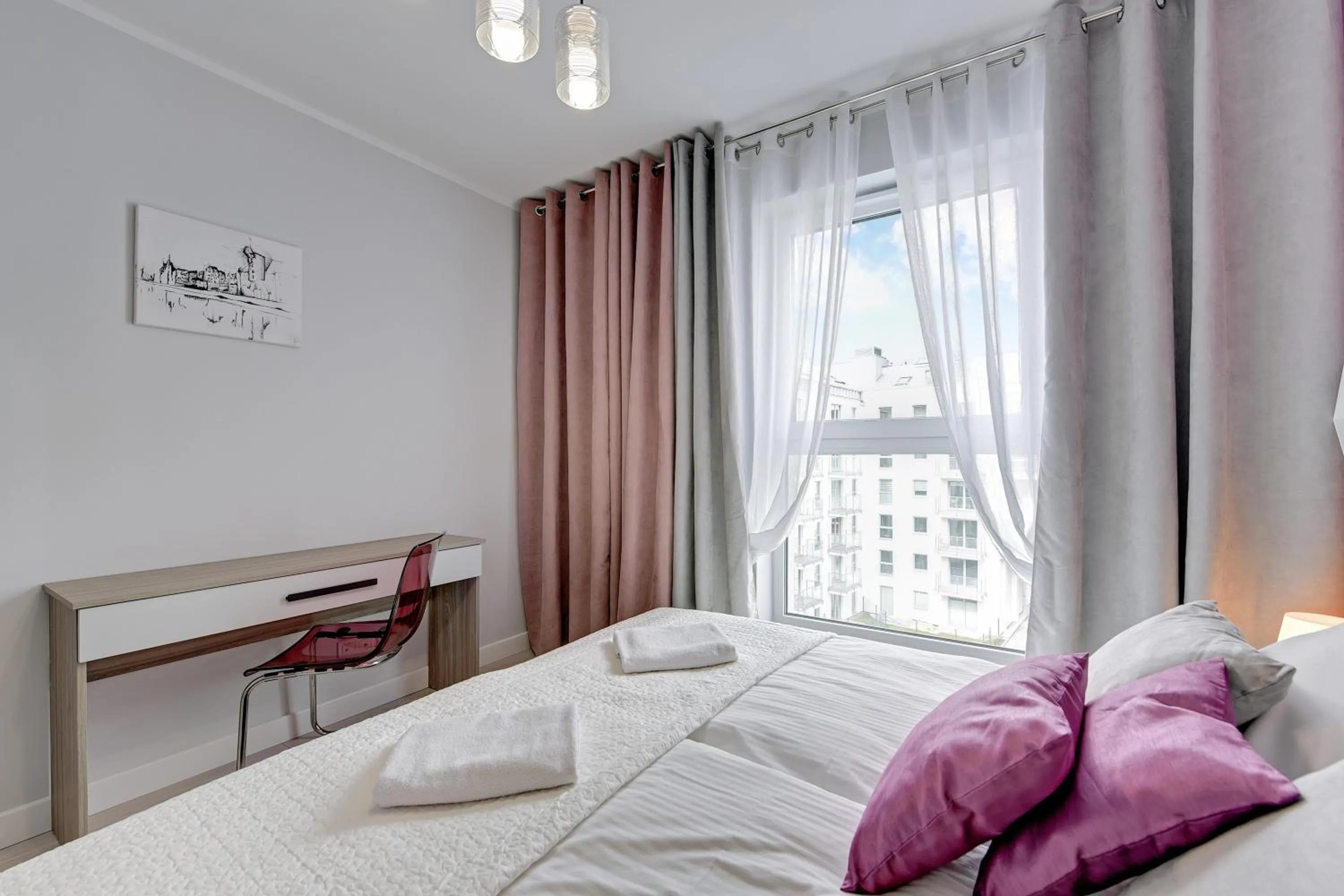 Bed in Angielska Grobla Apartinfo Apartments