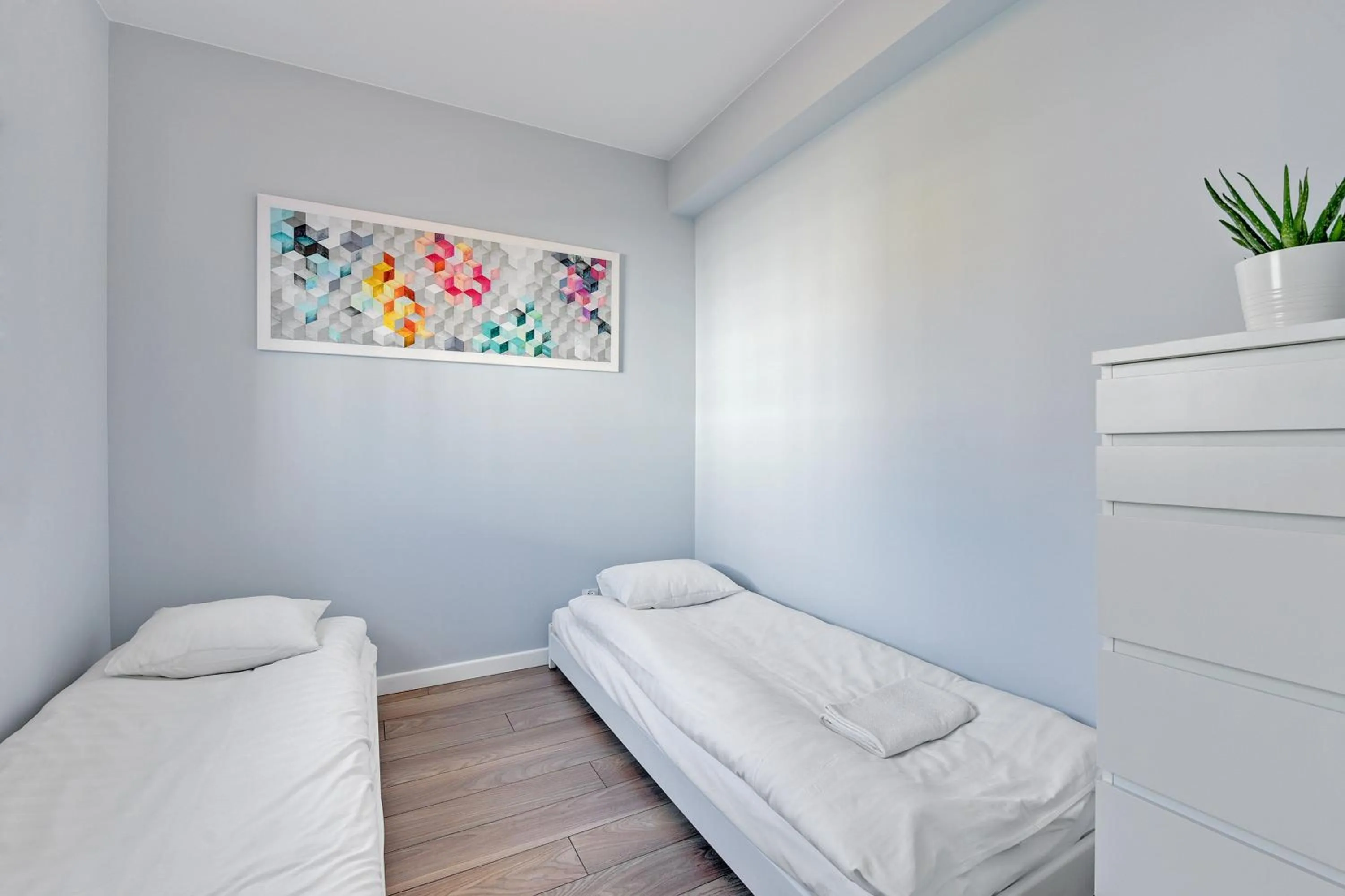 Bed in Angielska Grobla Apartinfo Apartments