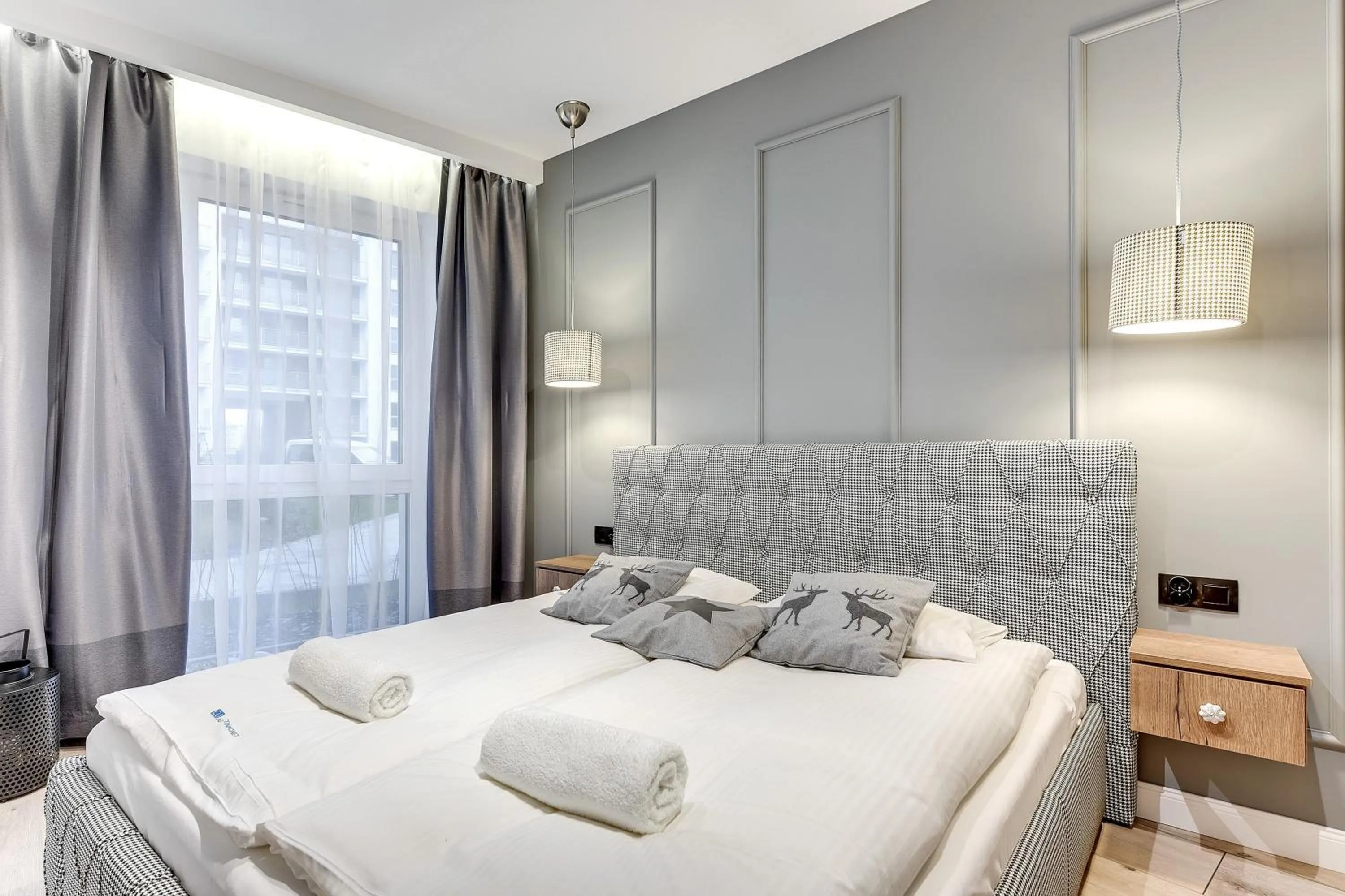 Bed in Angielska Grobla Apartinfo Apartments