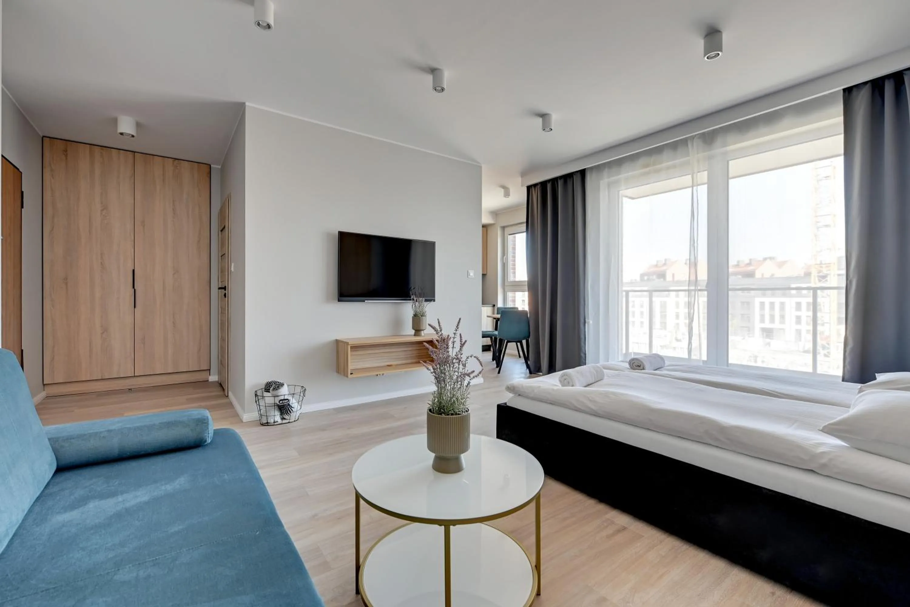 Bed in Angielska Grobla Apartinfo Apartments