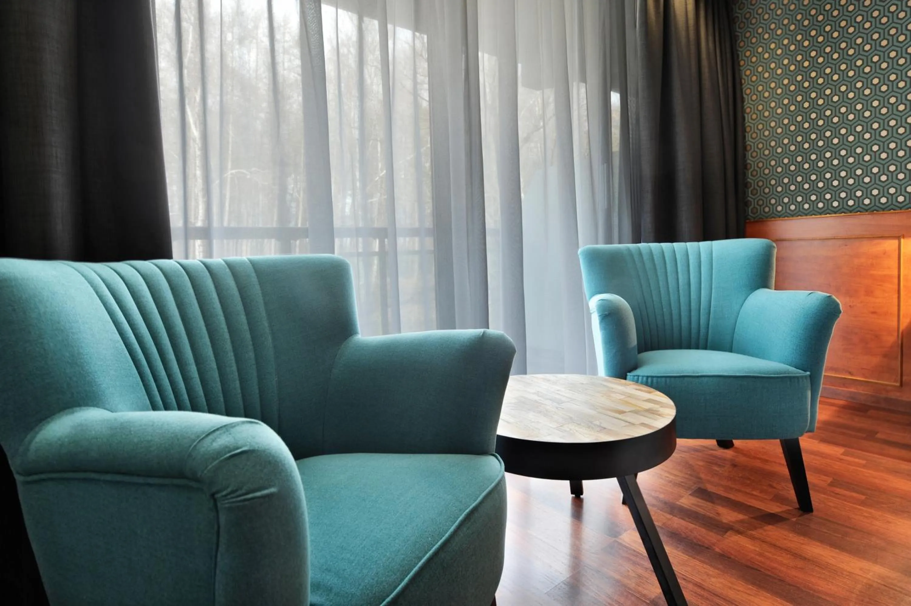 Seating area in Van der Valk Hotel Nazareth-Gent