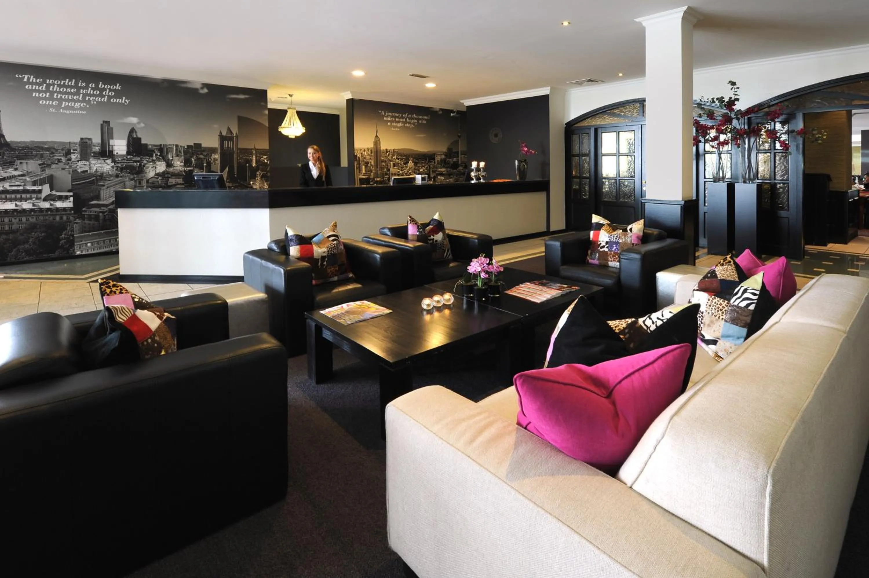 Lobby or reception in Van der Valk Hotel Nazareth-Gent