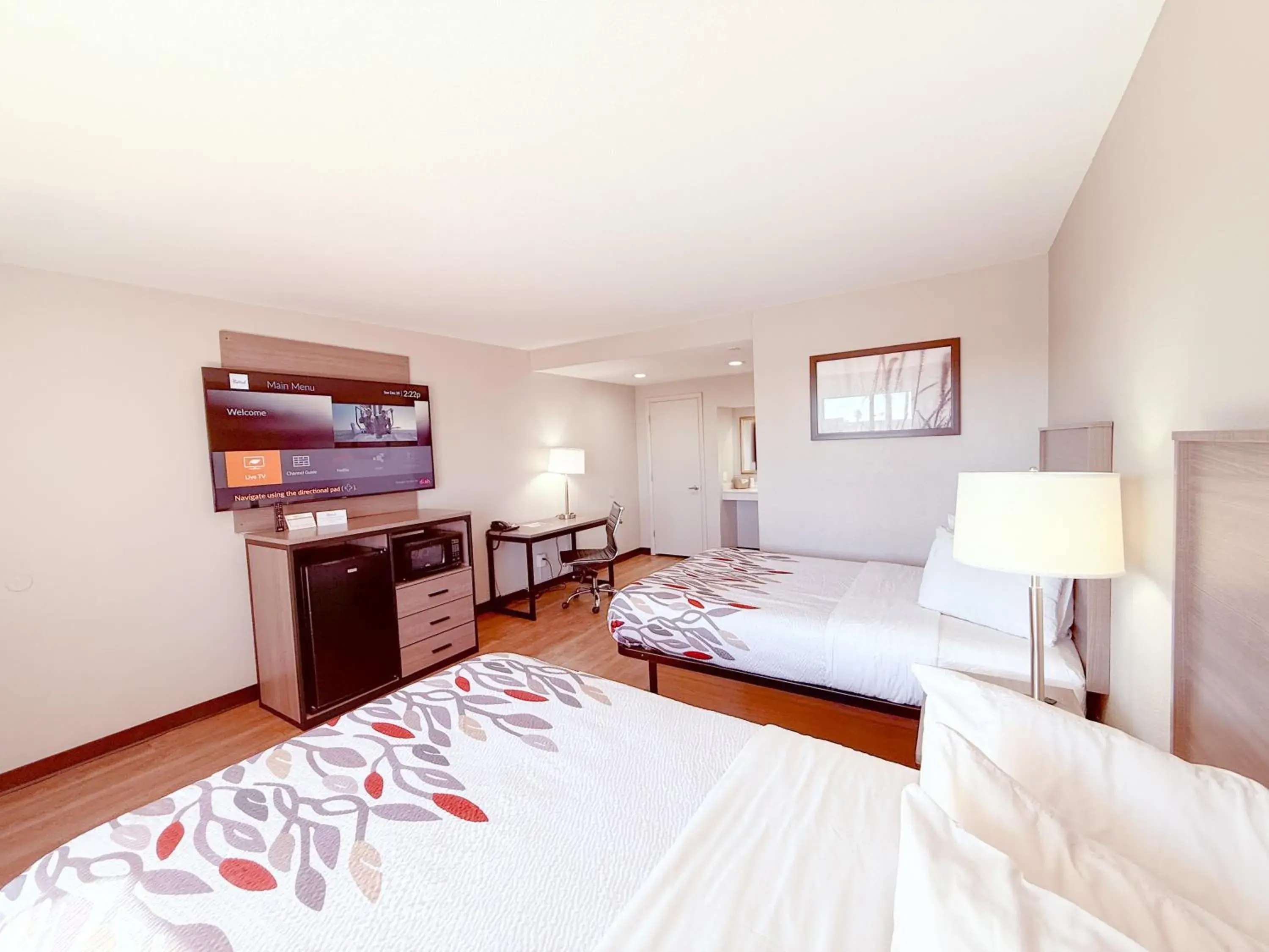 Bed in Red Roof Inn Tucson Downtown - University Bed in Red Roof Inn Tucson Downtown - University