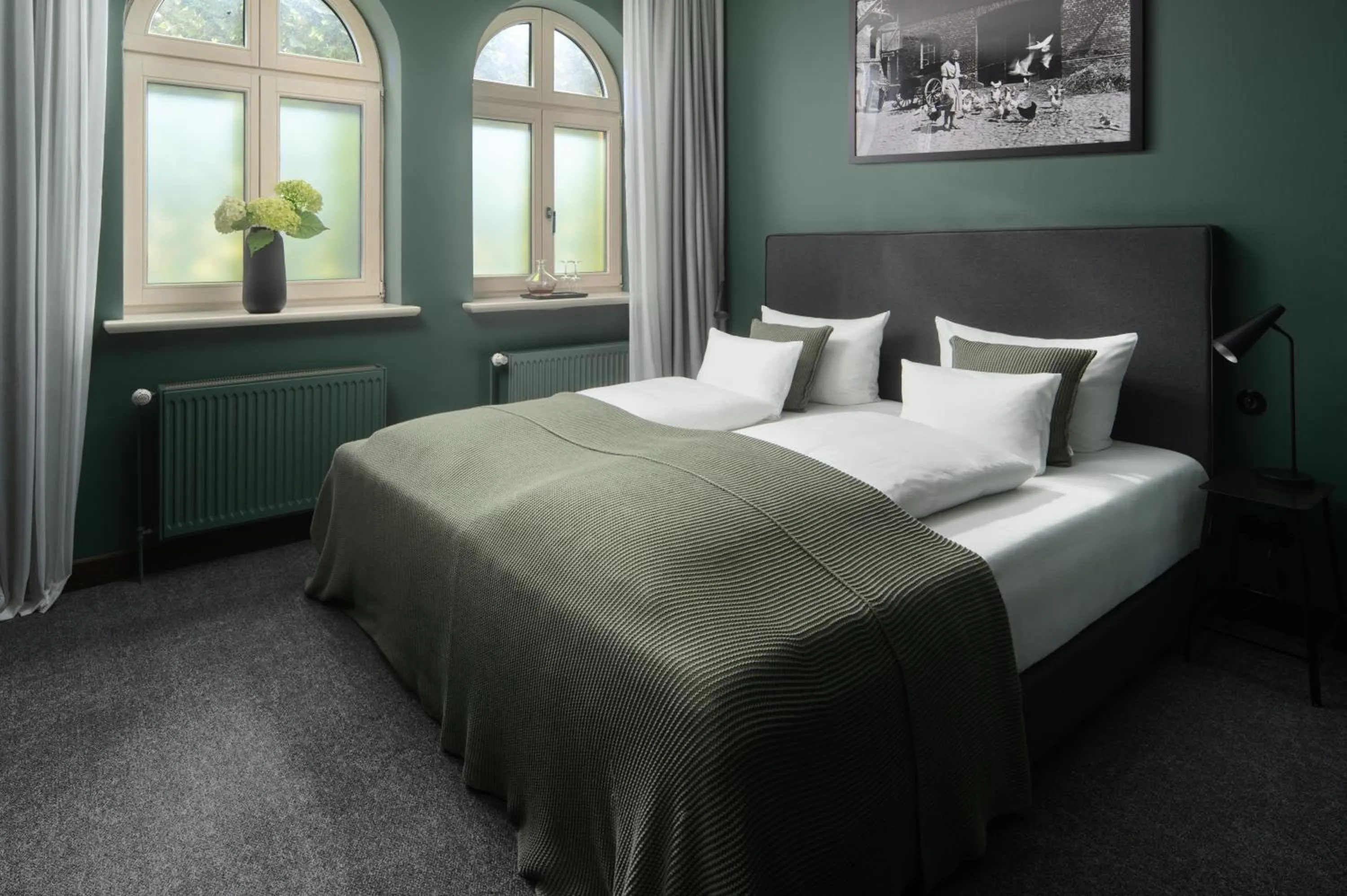 Bed in Landhaus Flottbek Boutique Hotel