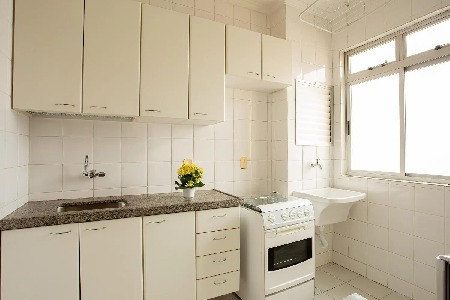 Kitchen or kitchenette in Pampulha Flat