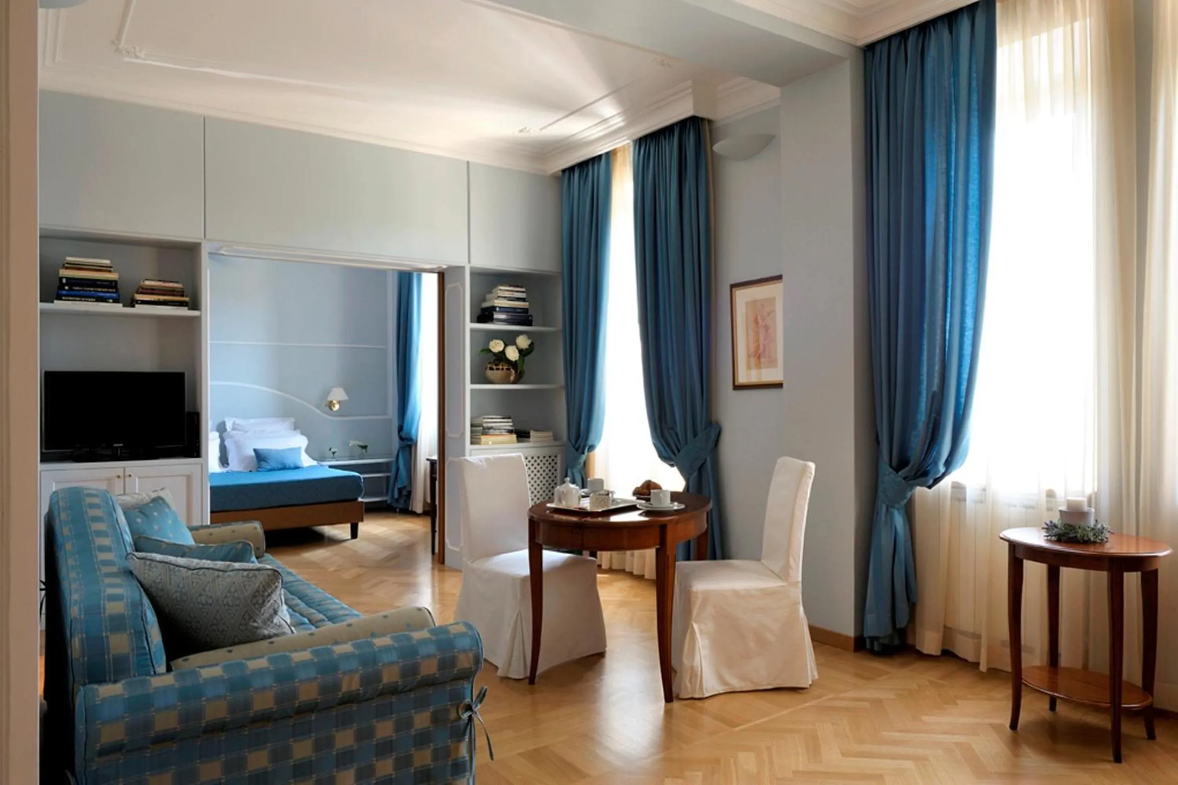 Living room in Dea Suite Roma