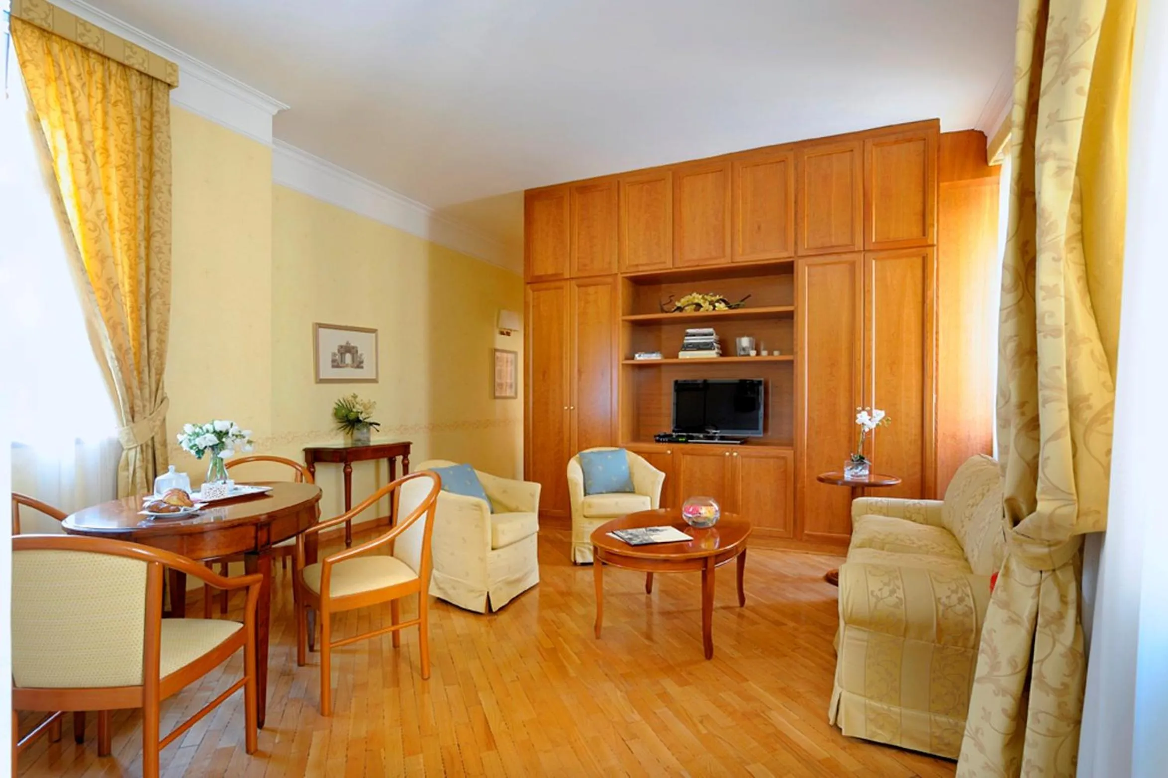 Living room in Dea Suite Roma