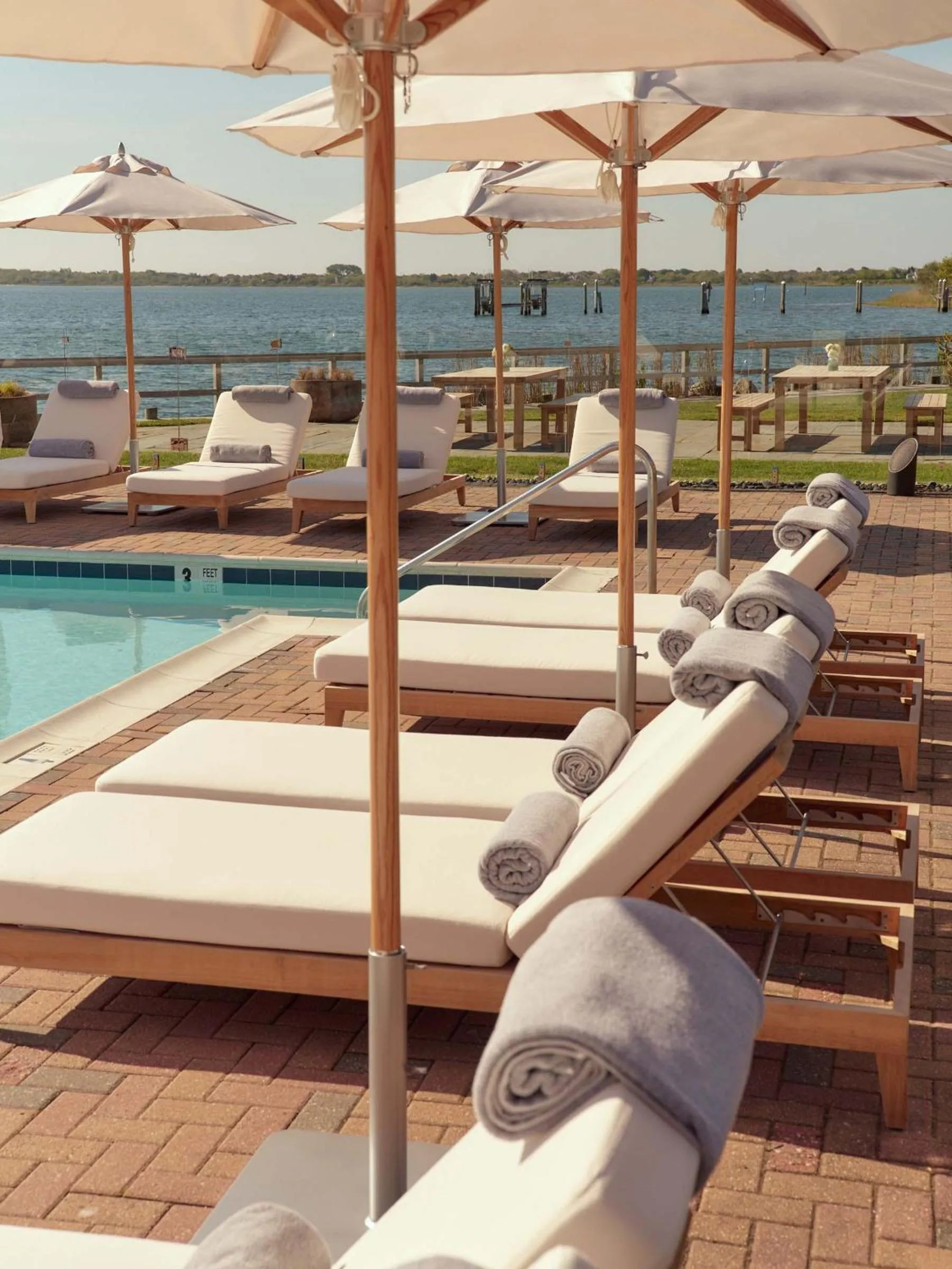 Swimming pool in Montauk Yacht Club