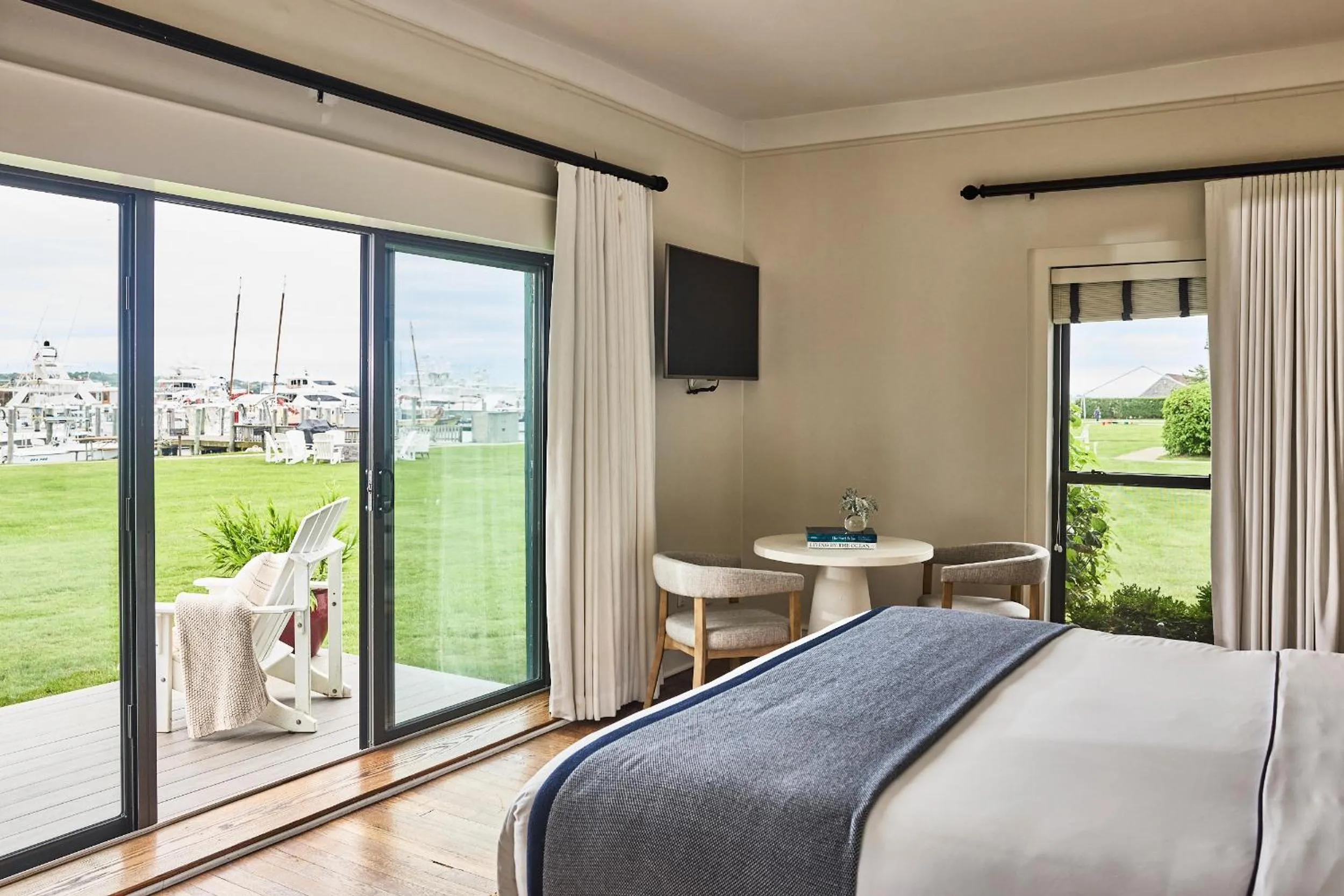 Bed in Montauk Yacht Club