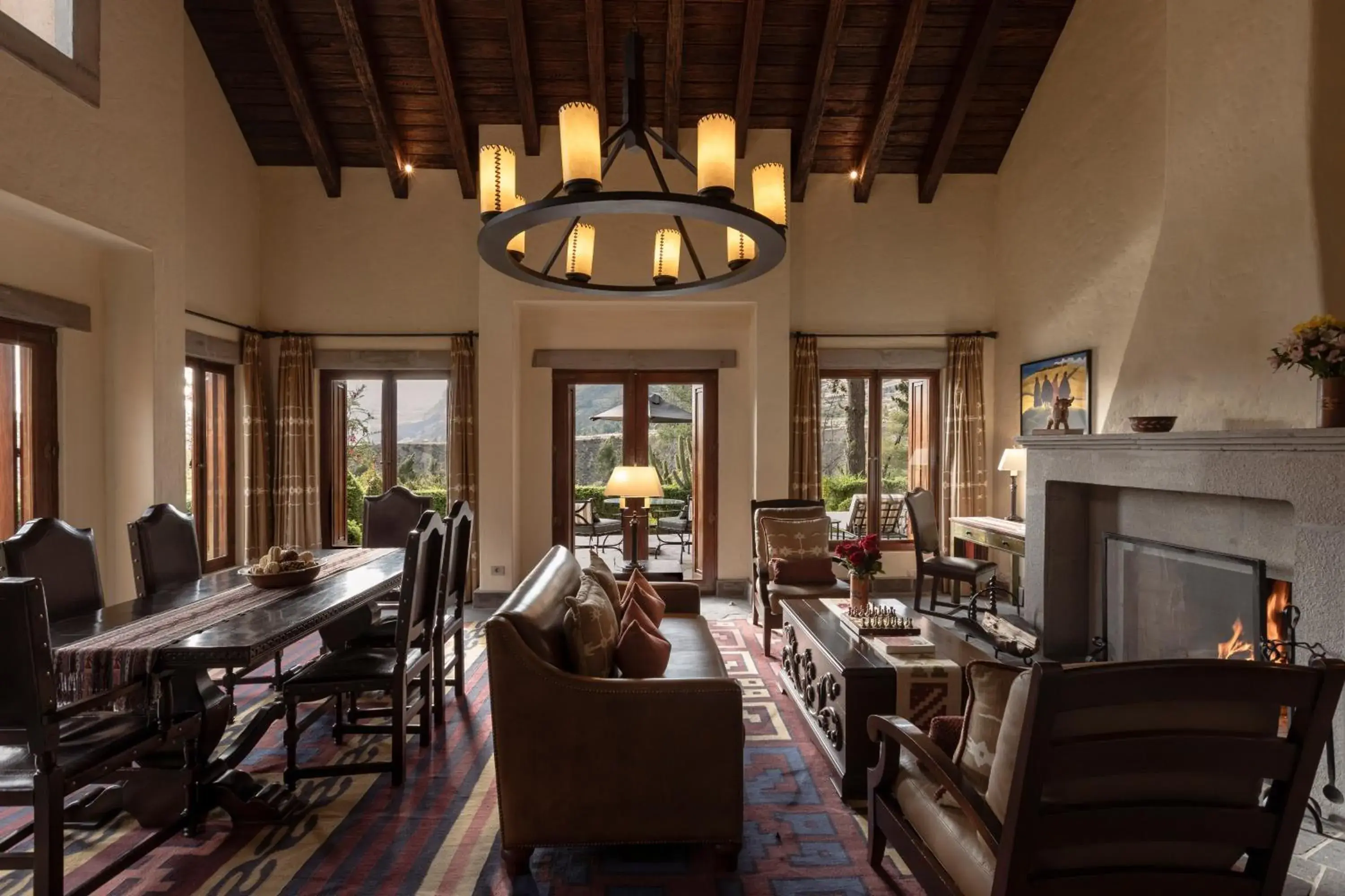 Living room in Las Casitas, A Belmond Hotel, Colca Canyon Living room in Las Casitas, A Belmond Hotel, Colca Canyon