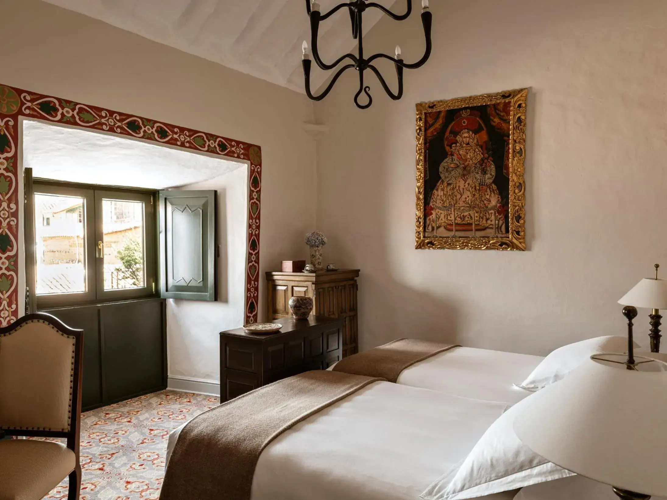 Decorative detail, Bed in Monasterio, A Belmond Hotel, Cusco Decorative detail, Bed in Monasterio, A Belmond Hotel, Cusco