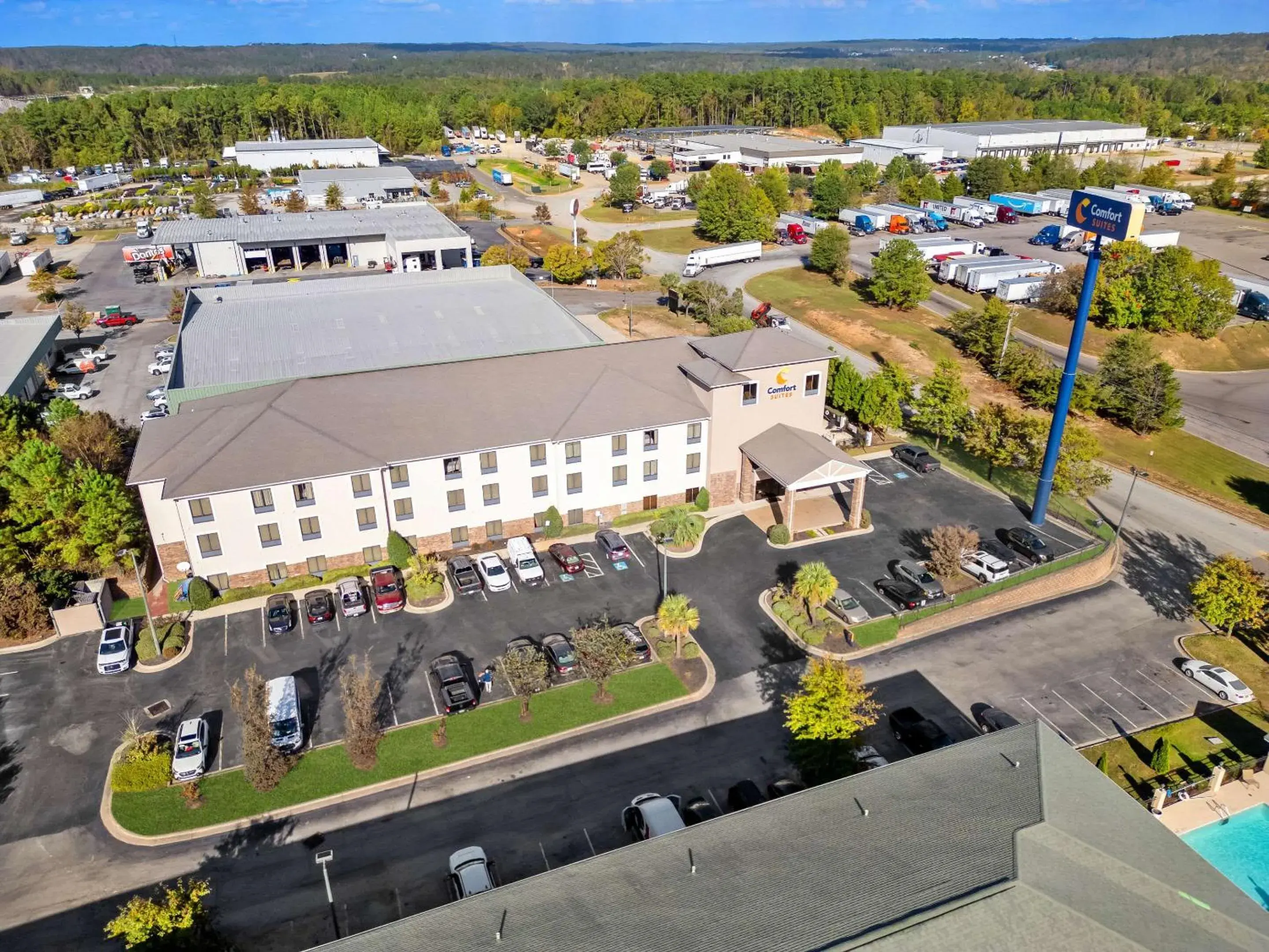 Property building in Comfort Suites Augusta Riverwatch Property building in Comfort Suites Augusta Riverwatch