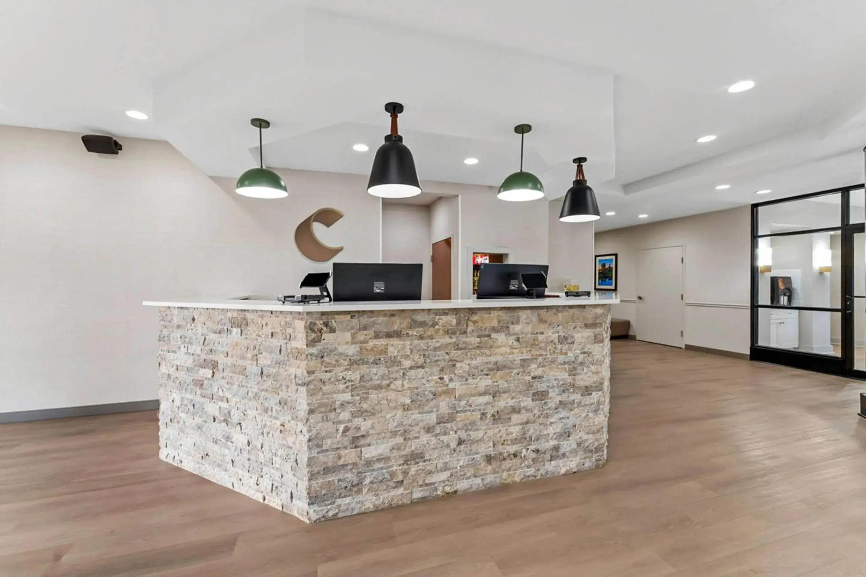 Lobby or reception in Comfort Suites Augusta Riverwatch Lobby or reception in Comfort Suites Augusta Riverwatch