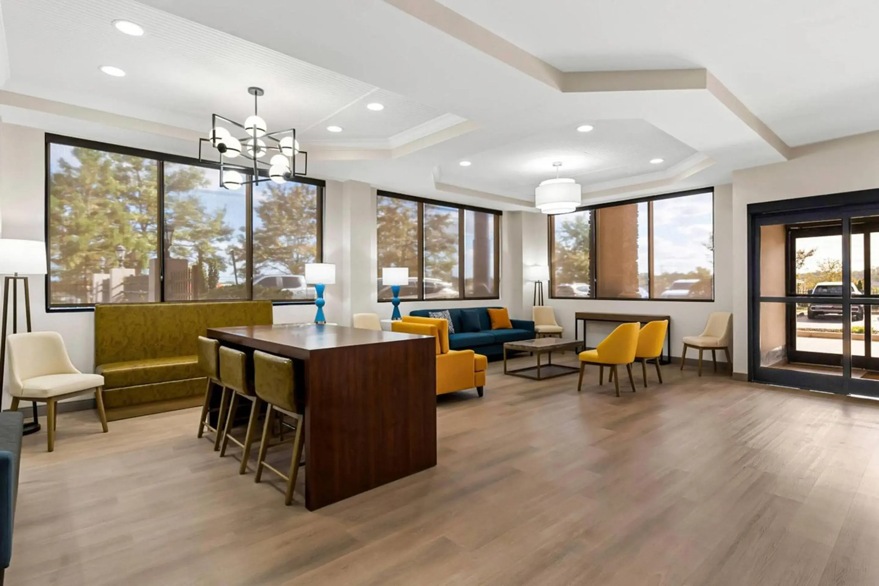 Lobby or reception in Comfort Suites Augusta Riverwatch Lobby or reception in Comfort Suites Augusta Riverwatch